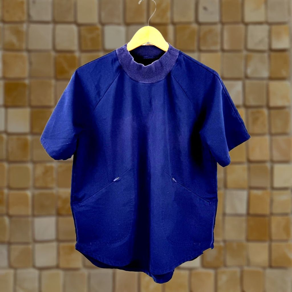 Vintage FIGS Scrub Top Men Navy Three-Pocket Leon S Size S Size US S / EU 44-46 / 1 - 1 Thumbnail