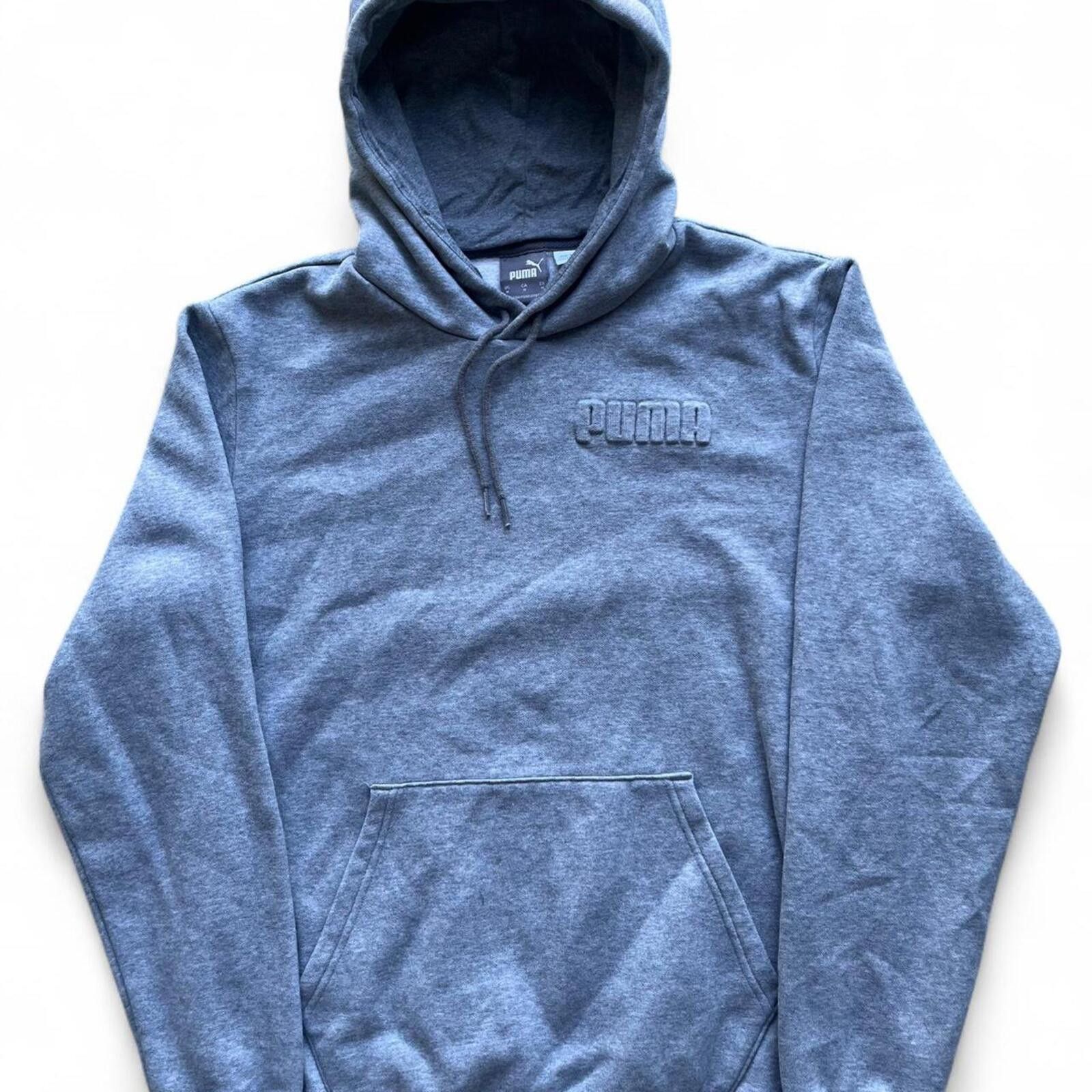 Puma Y2K Puma Gray Embroidered Logo Pullover Sweatshirt Hoodie Size US L / EU 52-54 / 3 - 1 Thumbnail