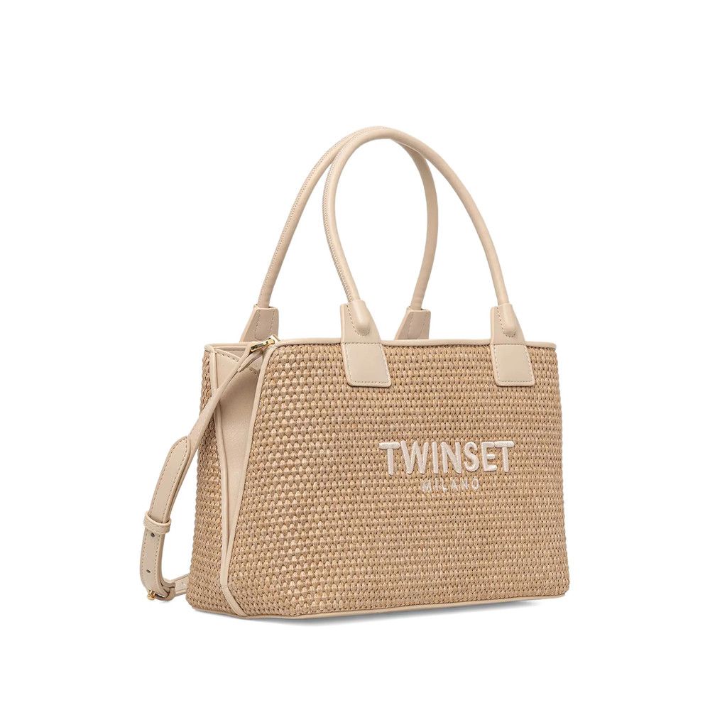 TWINSET Twinset NEUTRALS Tote Bags Size ONE SIZE - 1 Thumbnail