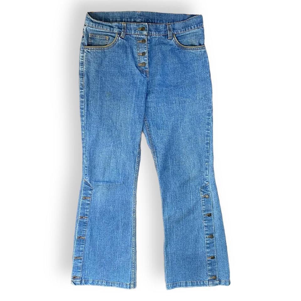 Other Y2K Slit Jeans Size 30" / US 8 / IT 44 - 5 Thumbnail