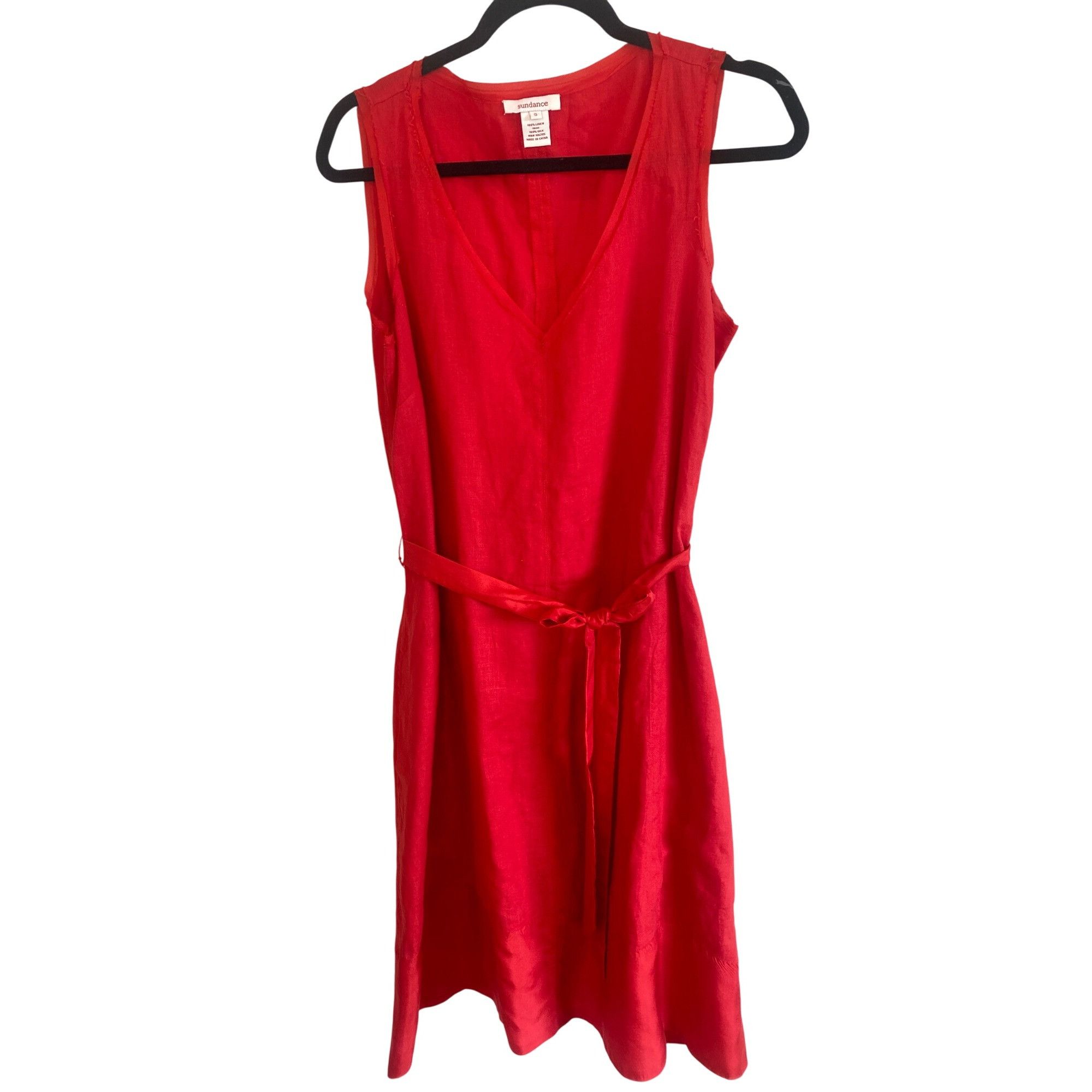 Other NWOT Sundance Cafe Rouge Dress Linen Silk Small Sleeveless R Size S / US 4 / IT 40 - 9 Thumbnail