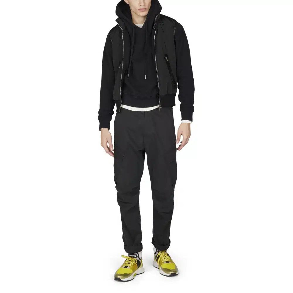 Tom Ford o1loc1c0825 KIF001 Light Nylon Front Merino Gilet Vest Black Size US M / EU 48-50 / 2 - 2 Thumbnail