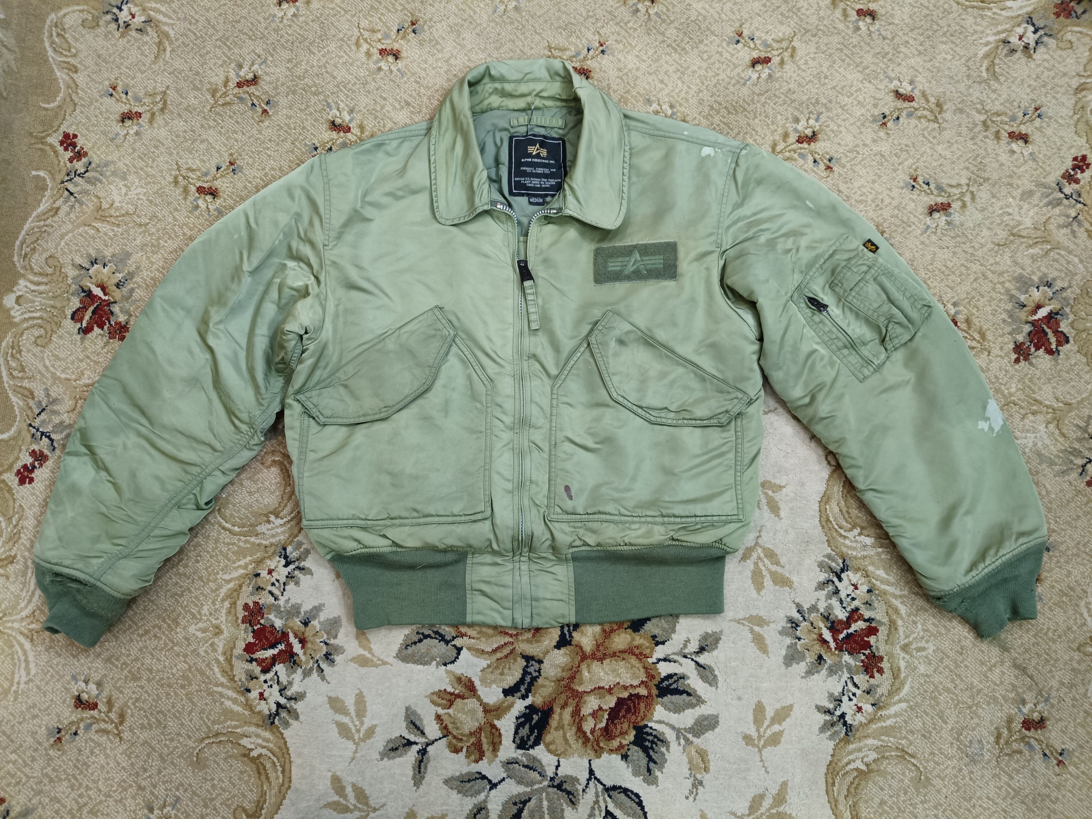 Alpha Industries × Vintage Vintage Alpha Bombers Size US M / EU 48-50 / 2 - 1 Thumbnail