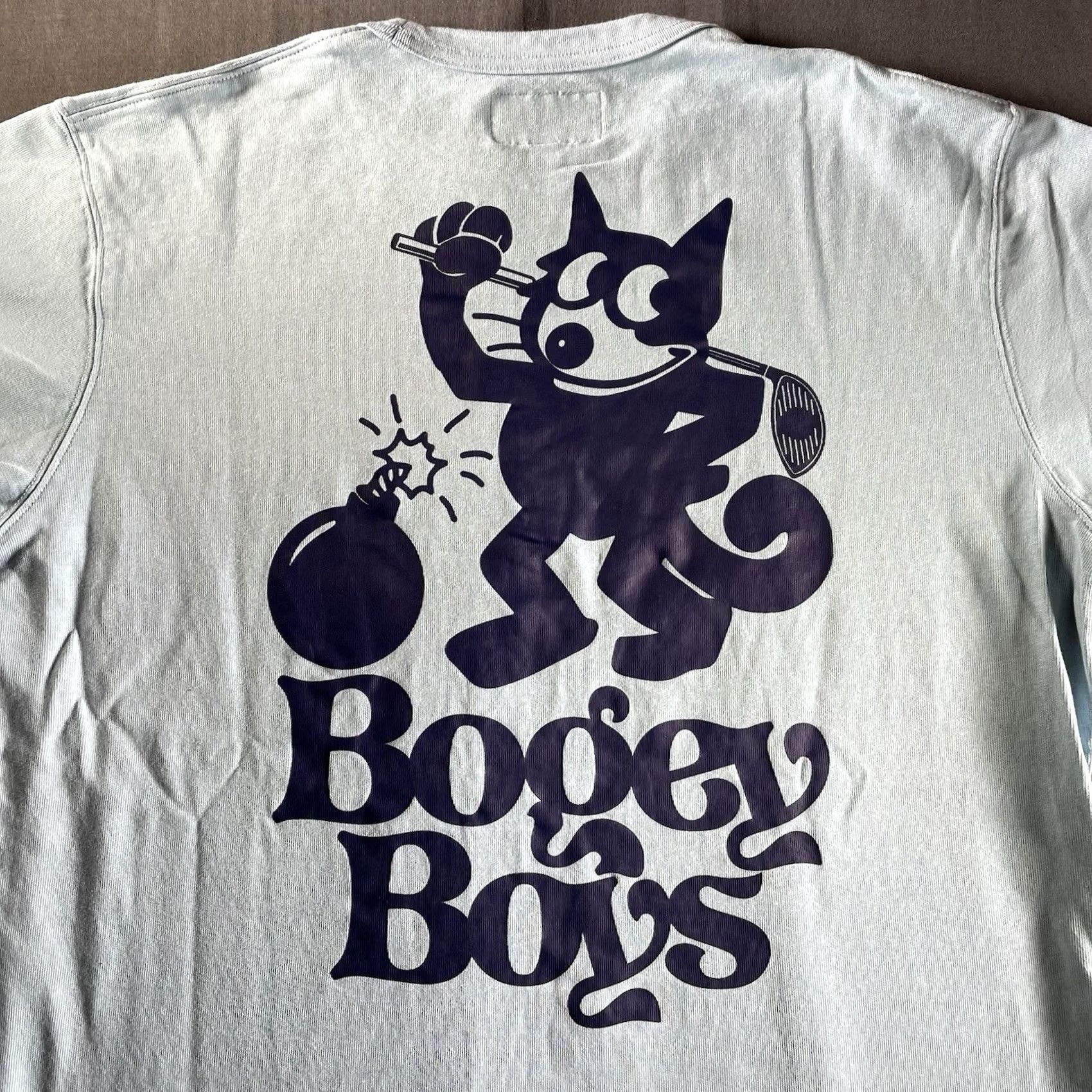 Vintage Bogey Boys Shirt T-Shirt Men’s L Blue Cat Felix The Cat Bomb Golfing Tee Rare Unisex Adults Boys Mens Size US L / EU 52-54 / 3 - 2 Thumbnail