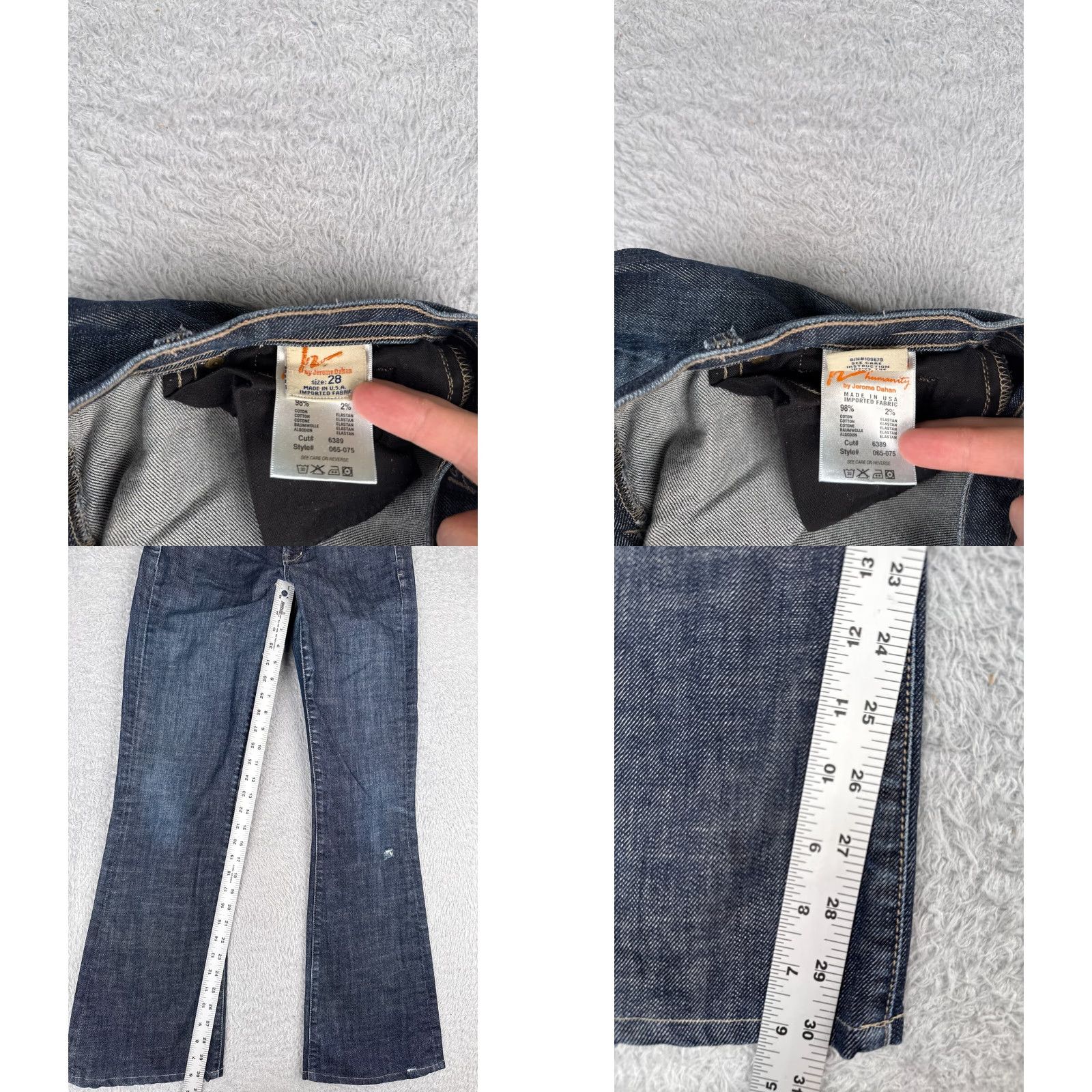 Citizens Of Humanity Citizens of Humanity Jeans Women 28 Blue Flare Distressed Denim 5-Pocket Stretch Vintage? No Size ONE SIZE - 8 Thumbnail