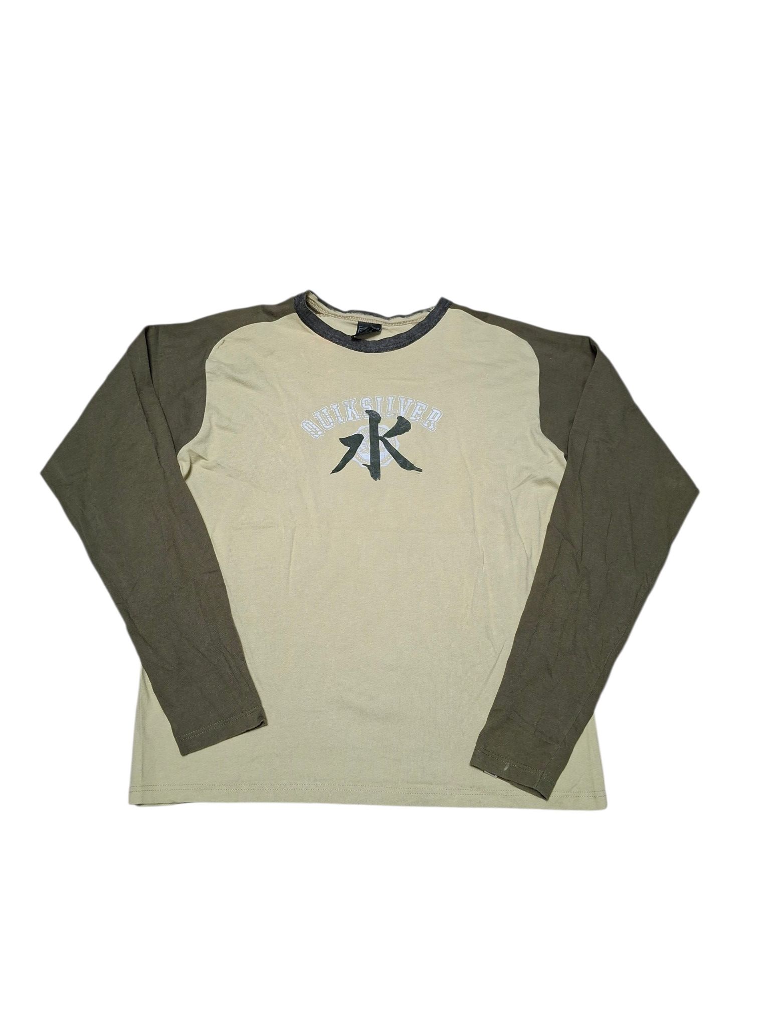 Quiksilver QUIKSILVER VINTAGE BIG LOGO JAPANESE SURF SK8 LONG SLEVE TEE Size US M / EU 48-50 / 2 - 1 Thumbnail