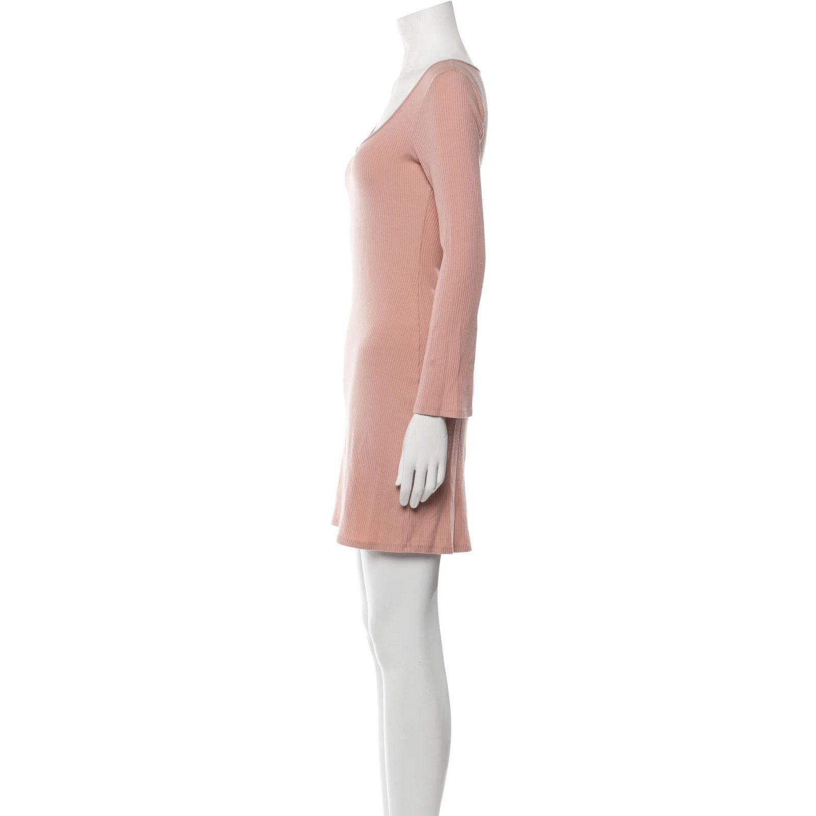 Reformation Reformation Jeans Scoop Neck Mini Dress - Size Medium Size M / US 6-8 / IT 42-44 - 3 Thumbnail