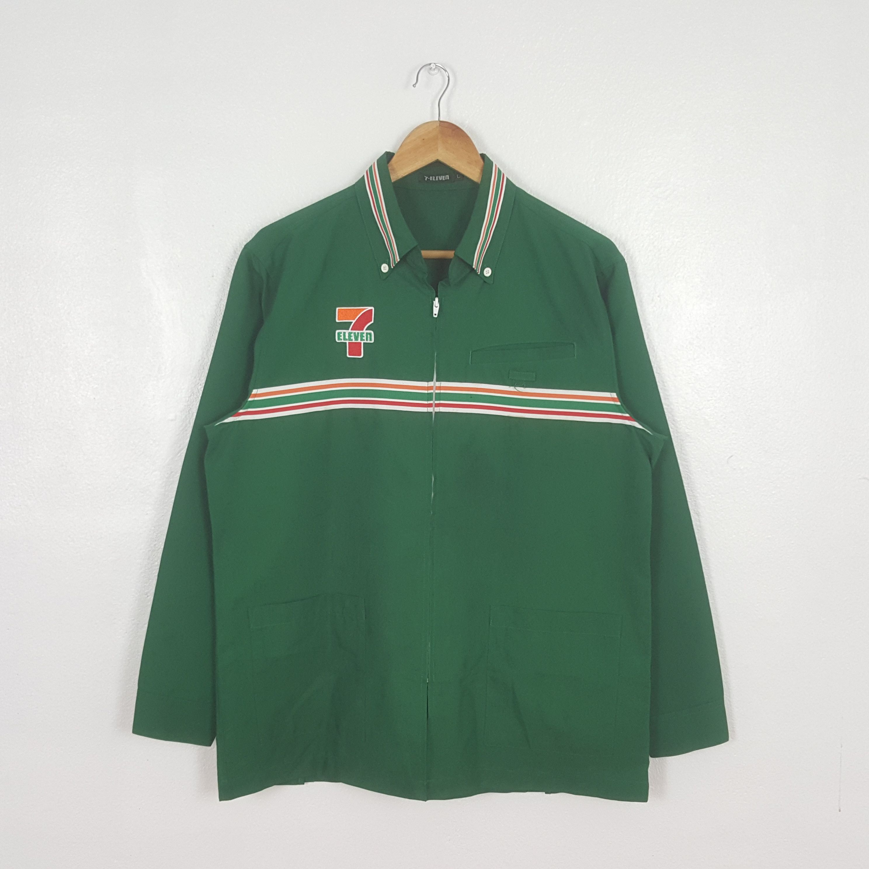 Japanese Brand Vintage 7 Eleven Japanese Work Jacket C312N34 Size US M / EU 48-50 / 2 - 3 Thumbnail