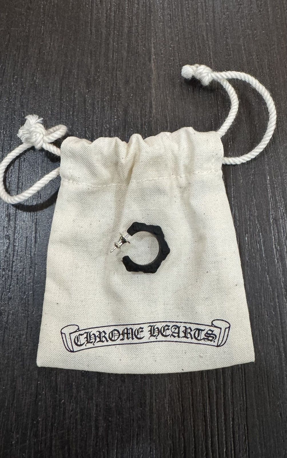Chrome Hearts Chrome Hearts Silicon Earring Black Size ONE SIZE - 1 Thumbnail