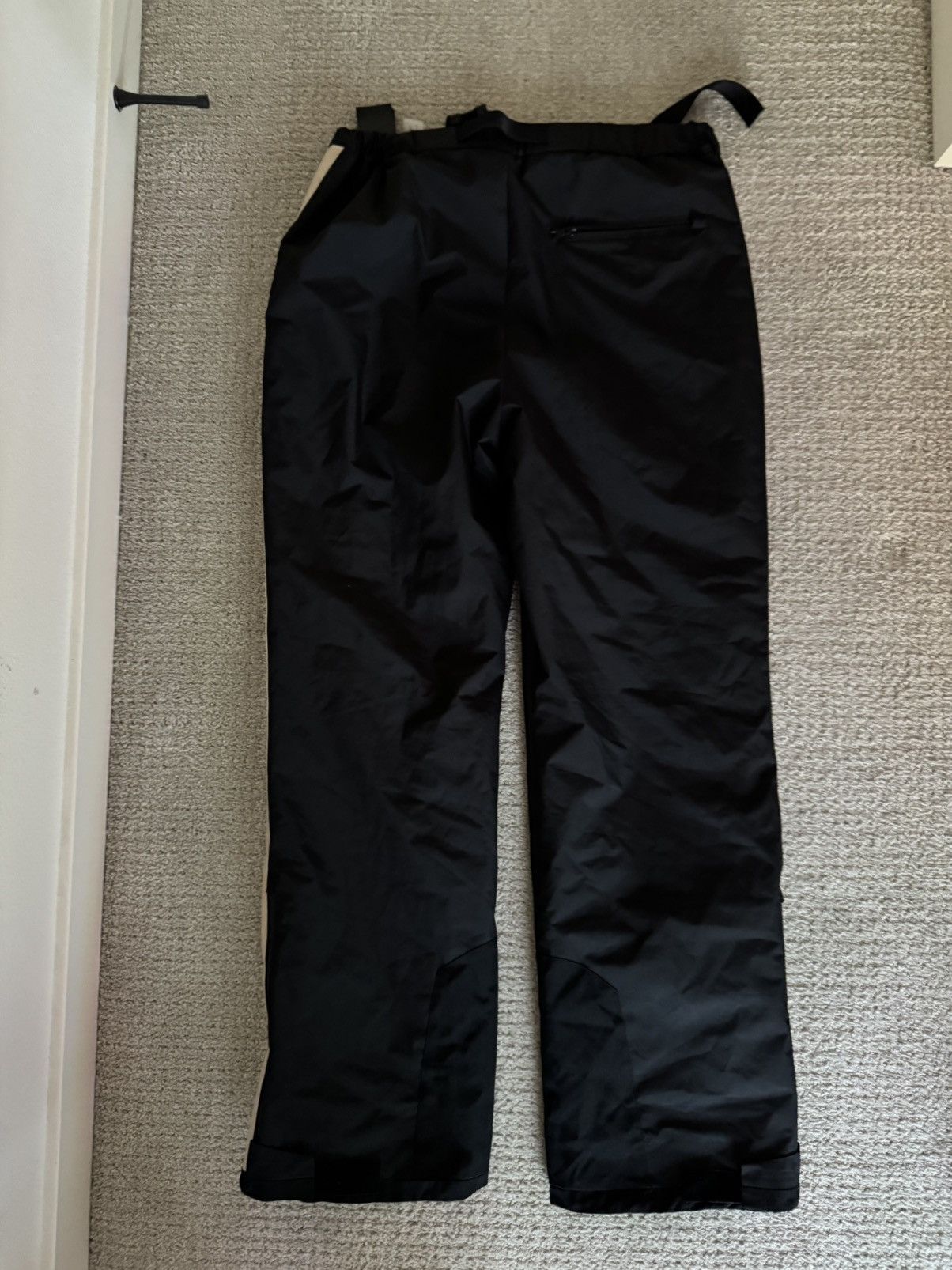 Grey Liquid Metal Effect Trousers