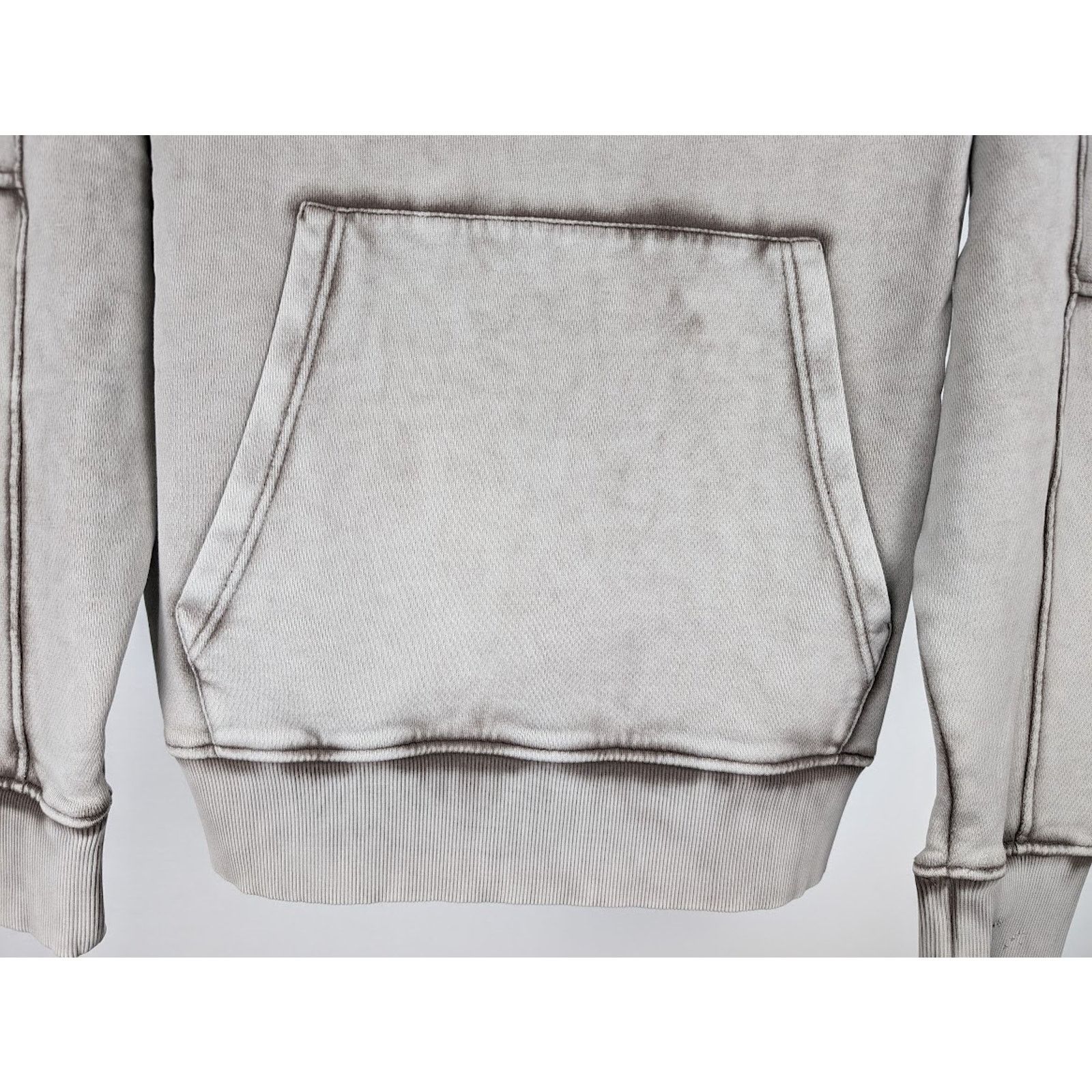 Balmain o1rshd1 Washed Hoodie in Grey Size US M / EU 48-50 / 2 - 6 Thumbnail