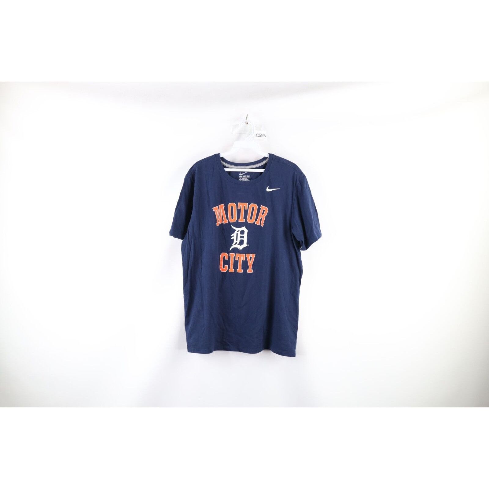 Nike Nike Spell Out Old English D Detroit Tigers T-Shirt Size US L / EU 52-54 / 3 - 1 Thumbnail