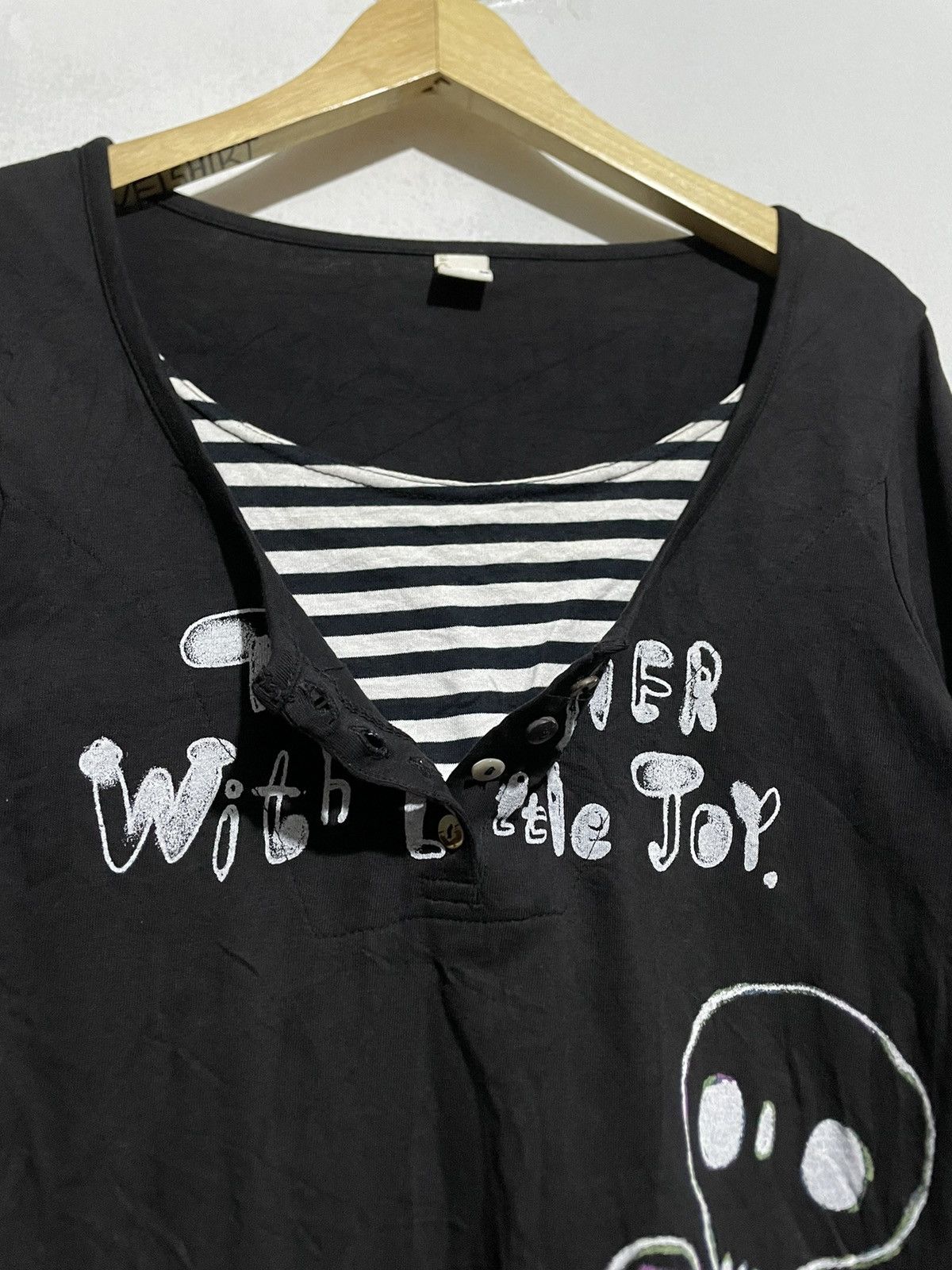 Hysteric Glamour Y2K Skeleton Lgb Style Double Layer Tees Size US M / EU 48-50 / 2 - 6 Thumbnail