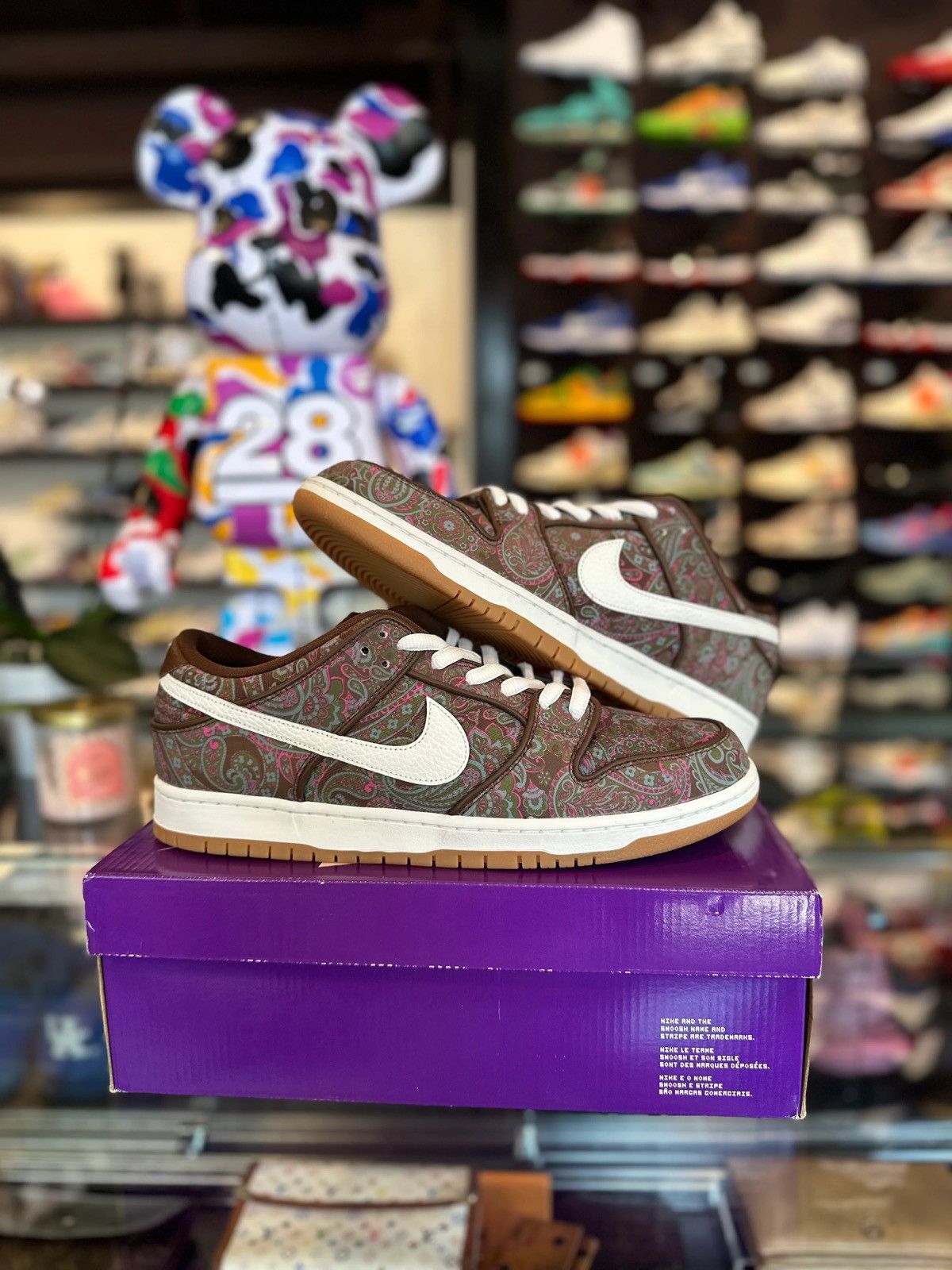 Nike SB SB Dunk Low Paisley Brown DS OG Size 14 Size US 14 / EU 47 - 1 Thumbnail