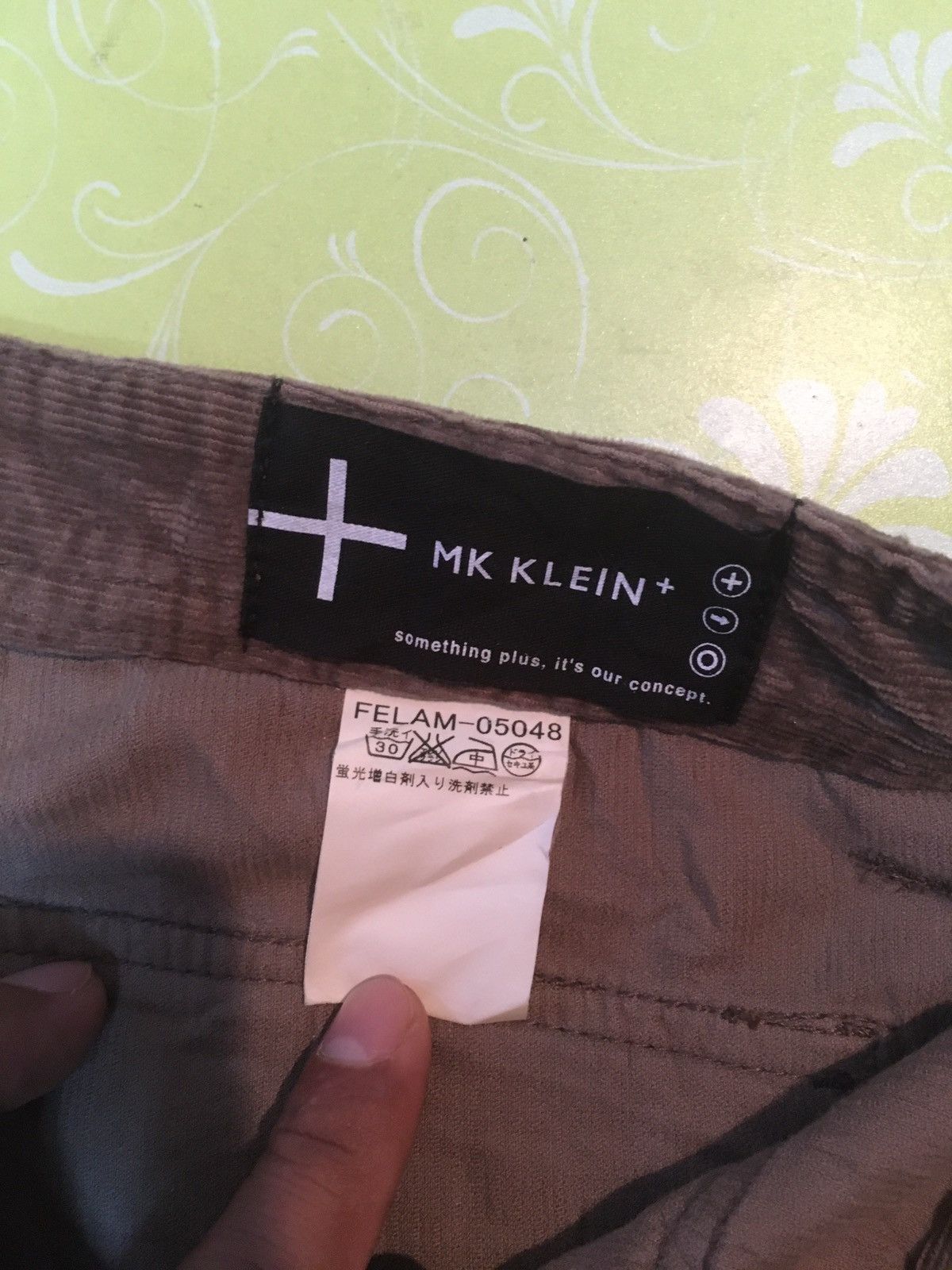 Designer × Japanese Brand × Michel Klein Mk klein corduroy pants Size 28" / US 6 / IT 42 - 5 Thumbnail