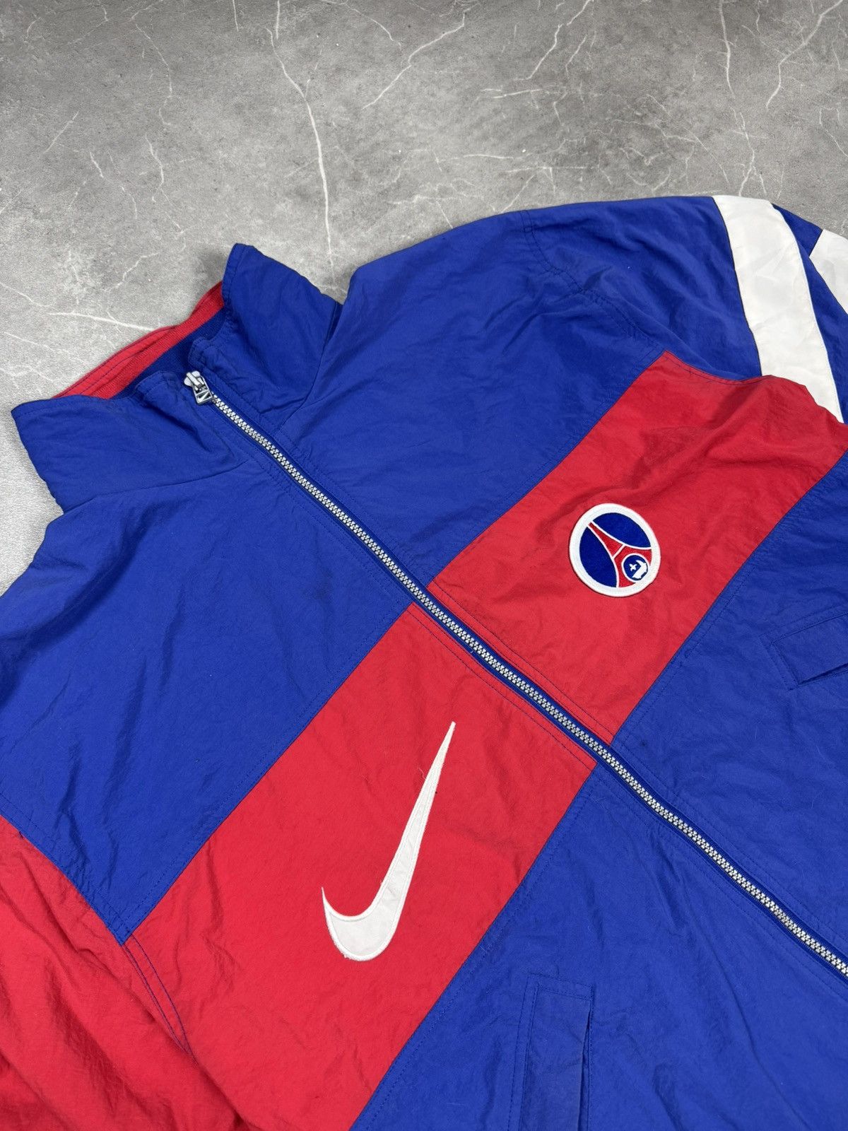 Nike Nike PSG Paris Saint Germain Training Zip 1995-1996 Size US L / EU 52-54 / 3 - 2 Thumbnail