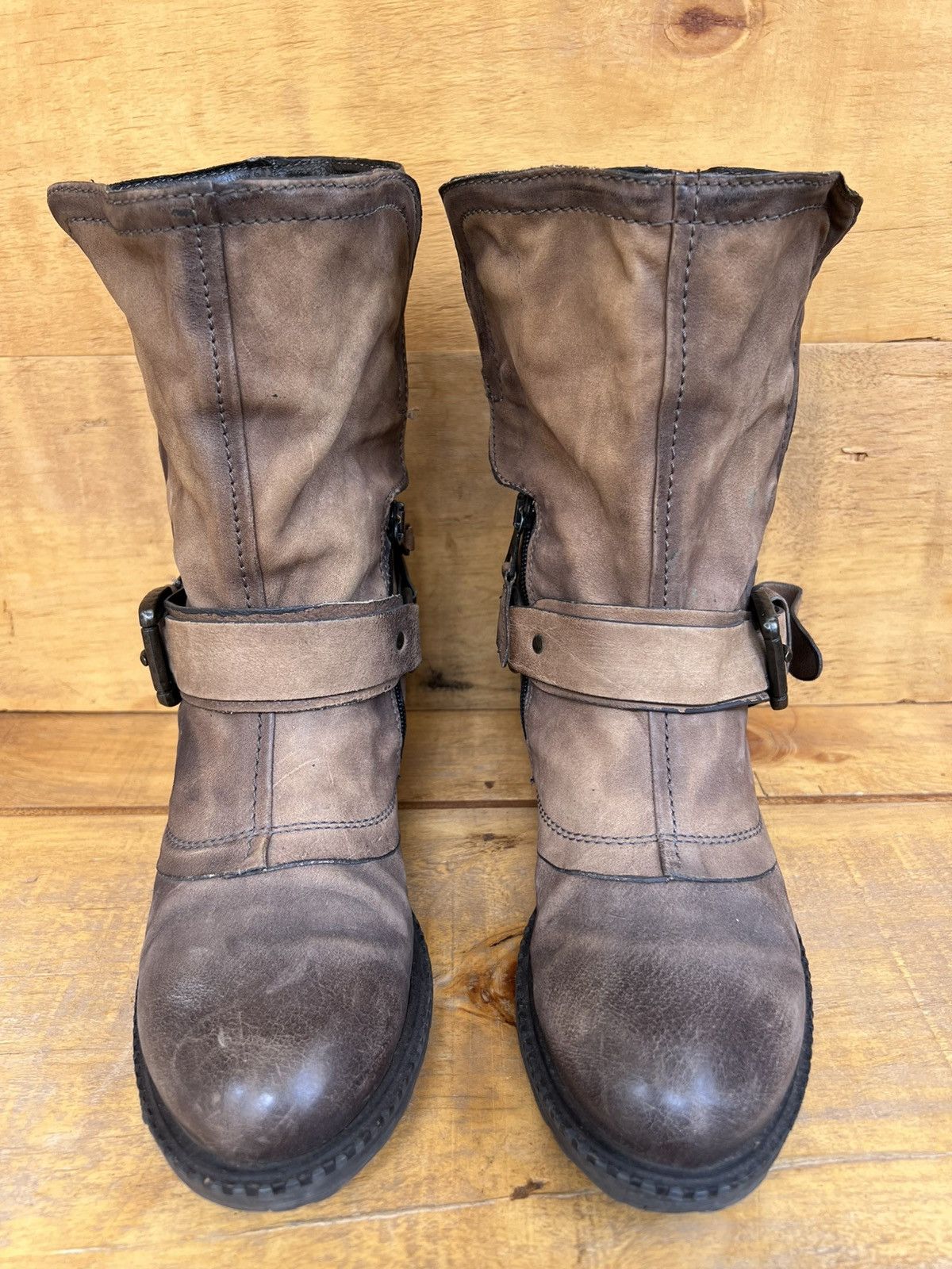 A.S.98 Airstep A.S.98 brown biker boots Size US 9 / IT 39 - 5 Thumbnail
