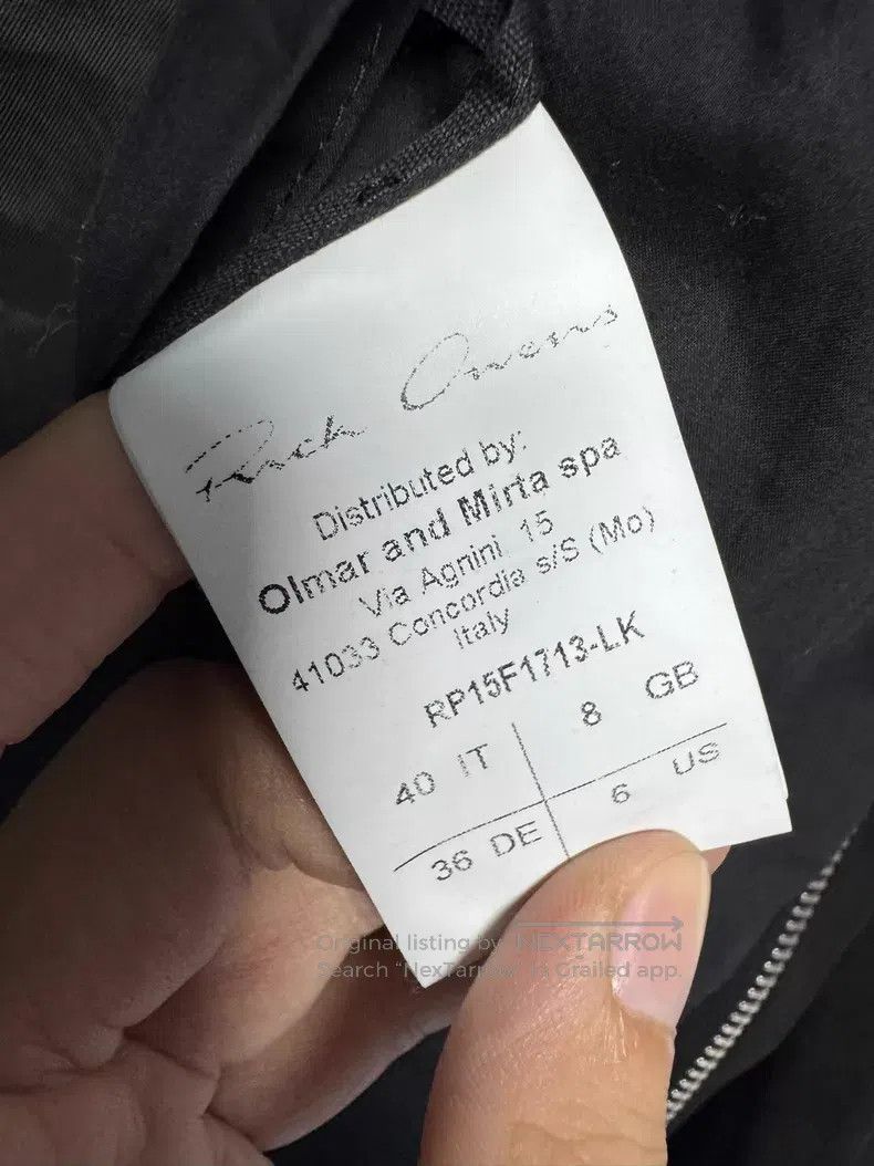 Rick Owens Rick Owens Unturned suede lambskin biker jacket Size XS / US 0-2 / IT 36-38 - 6 Thumbnail