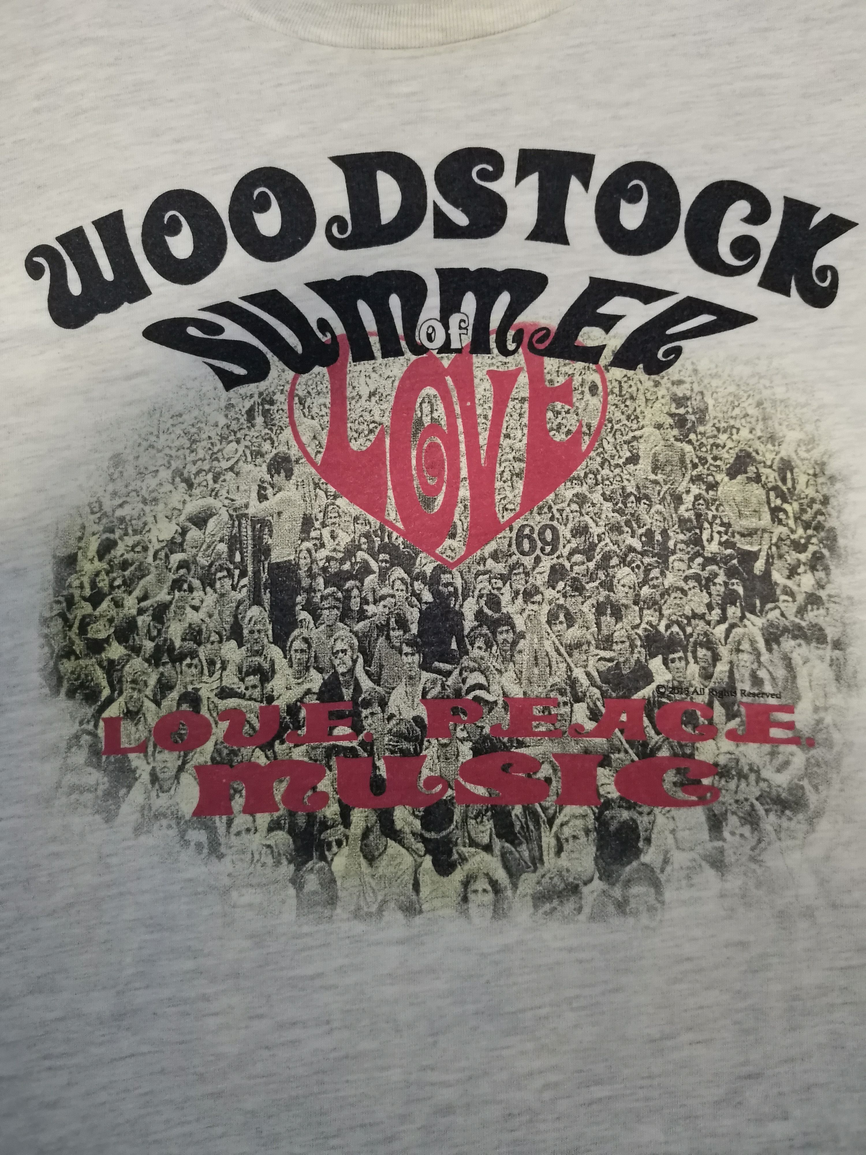 Band Tees Woodstock Summer Love Long Sleeve Rock Band Rare Size US M / EU 48-50 / 2 - 1 Thumbnail