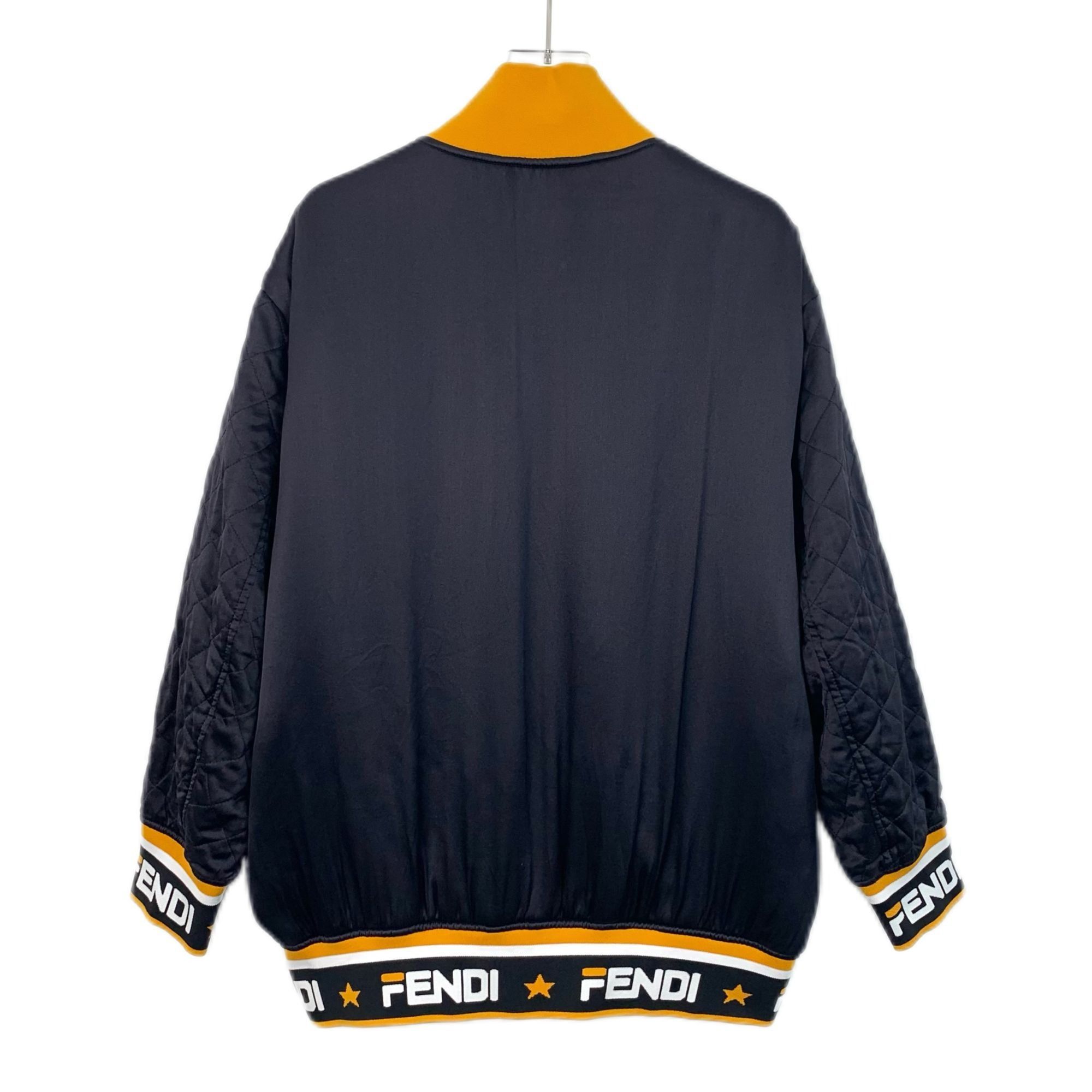 Fendi Fendi Reversible Quilted Jacket With Logo Print Mens Size L Size S / US 4 / IT 40 - 2 Thumbnail
