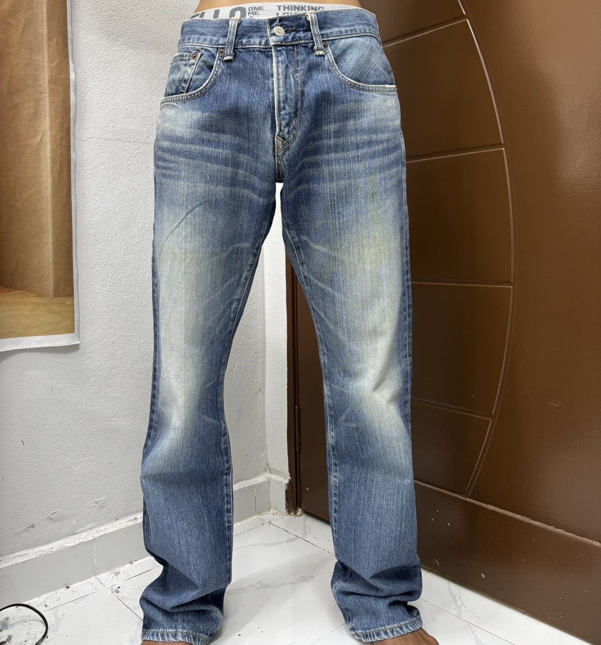Hysteric Glamour × Undercover Edwin XV-S Claw Mark Japan Distressed Denim Jeans Size US 31 - 13 Thumbnail