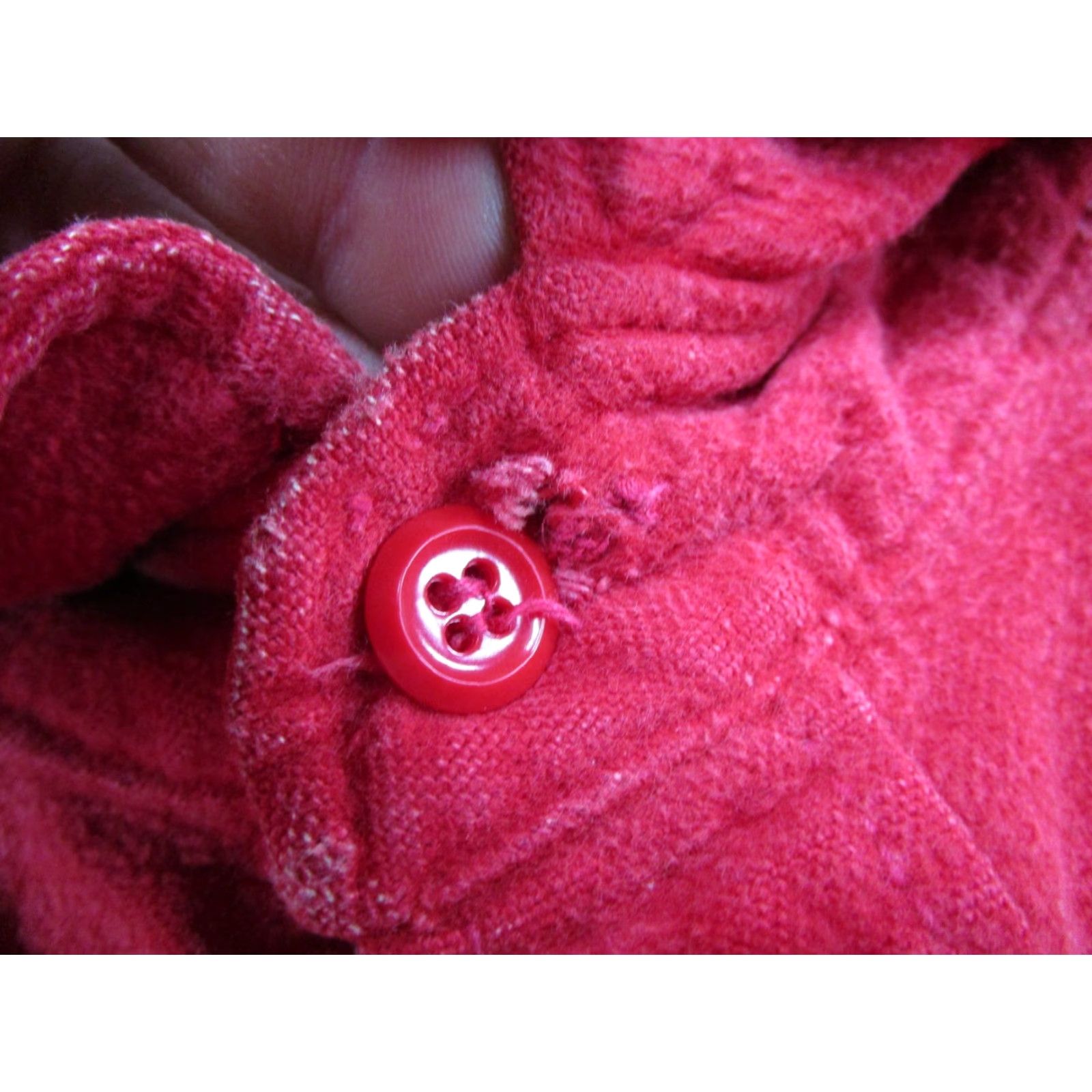 Vintage VINTAGE Woolrich Shirt Mens 16 Red Button Up Flannel Heavyweight 90s 60s 70s Retro USA Casual Winter Fall Spring Mens Size US L / EU 52-54 / 3 - 5 Thumbnail
