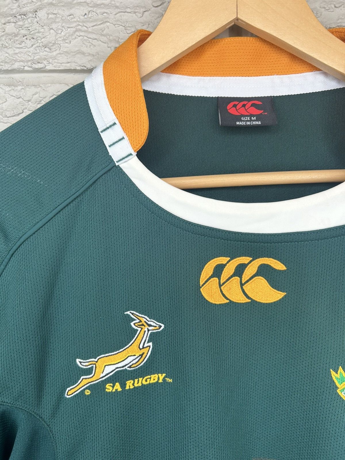 Canterbury of New Zealand Vintage Canterbury South Africa Rugby Jersey Size US M / EU 48-50 / 2 - 4 Thumbnail