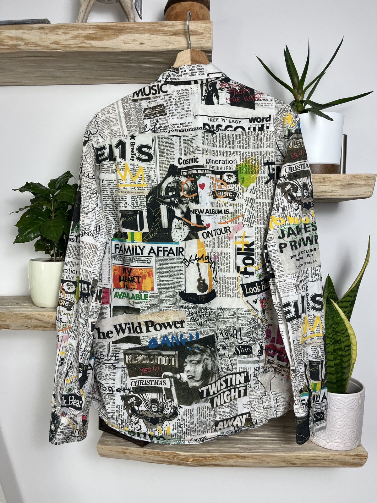 Desigual Vintage Desigual designer art shirt avant garde magazine y2k Size US L / EU 52-54 / 3 - 2 Thumbnail