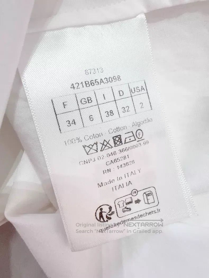 Dior Dior 24 Spring and Summer Eiffel Tower Shirt Size XXS / US 00 / IT 34 - 4 Thumbnail
