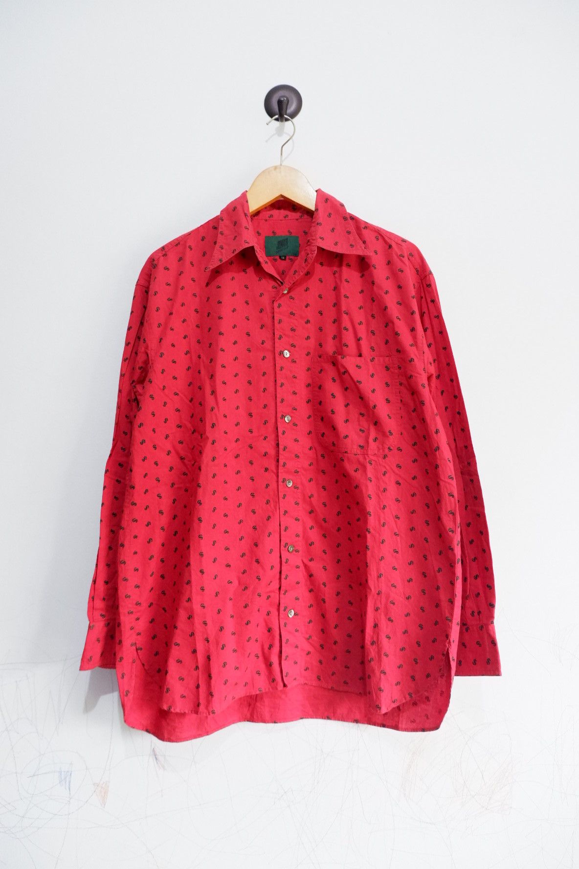 Jean Paul Gaultier VTG Junior Jean Paul Gaultier Full Print Button Shirts Size US L / EU 52-54 / 3 - 1 Thumbnail