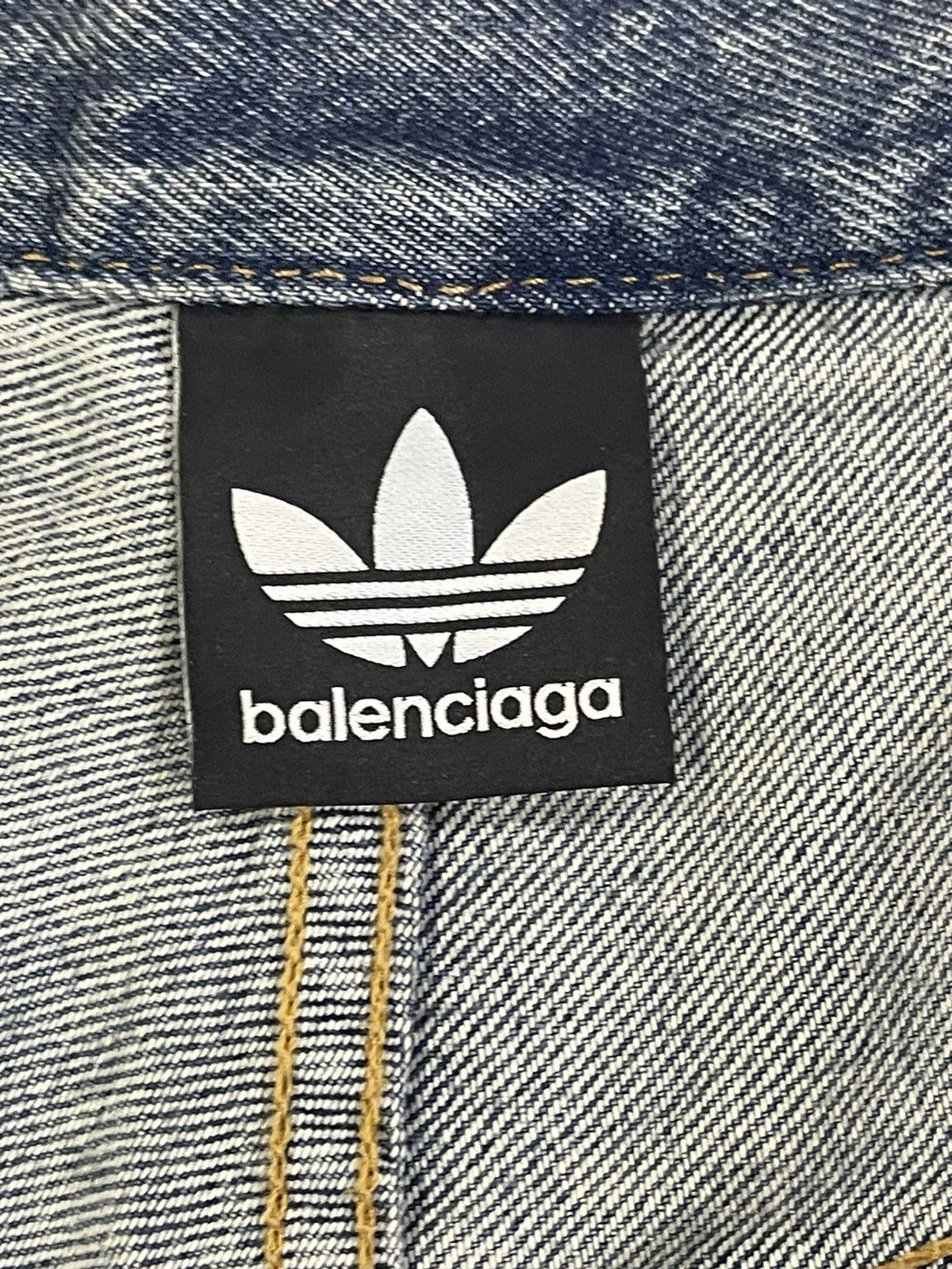 Adidas × Balenciaga Balenciaga x Adidas Oversized Jeans Size US 35 - 5 Thumbnail
