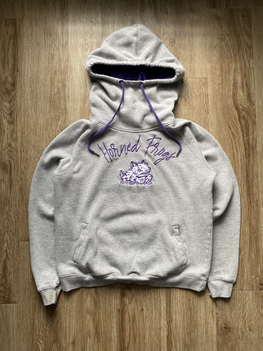 NCAA Vintage TCU University Hoodie Size US S / EU 44-46 / 1 - 1 Thumbnail