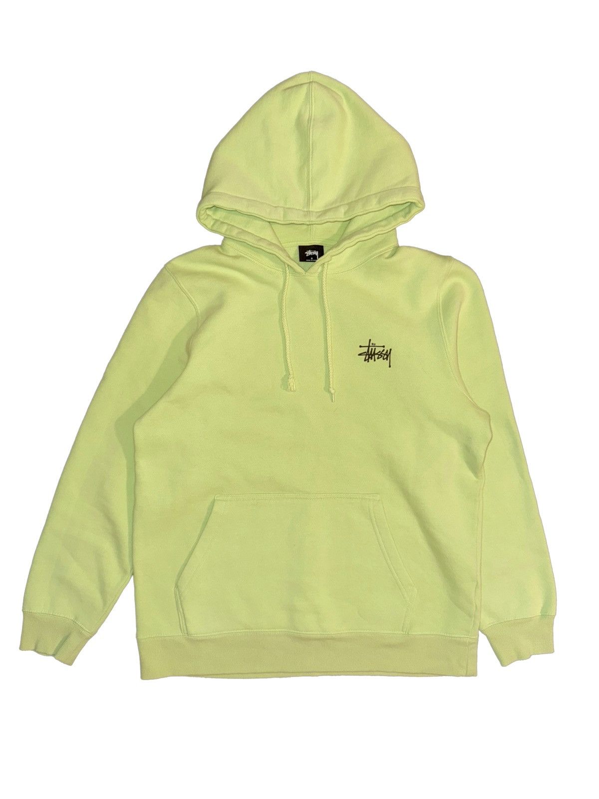 Stussy Stüssy Basic Hoodie Pale Green Size US S / EU 44-46 / 1 - 1 Thumbnail