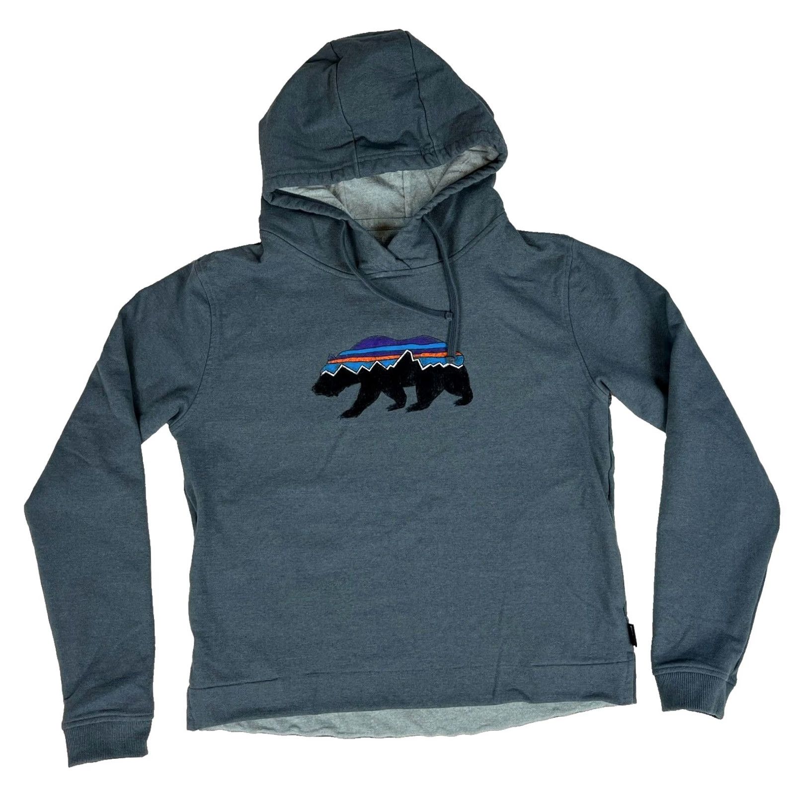 Patagonia Patagonia Women's Fitz Roy Bear Uprisal Hoody 39556 M Blue Logo Hooded Pullover Modern Outdoor Hiking Activewear Shirt? Size M / US 6-8 / IT 42-44 - 2 Thumbnail