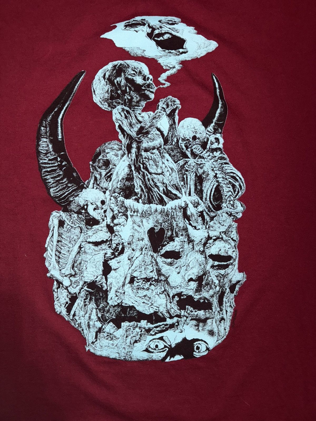 Supreme Supreme Mutant Tee Cardinal Red FW23 Men’s Graphic T-shirt Size US L / EU 52-54 / 3 - 2 Thumbnail