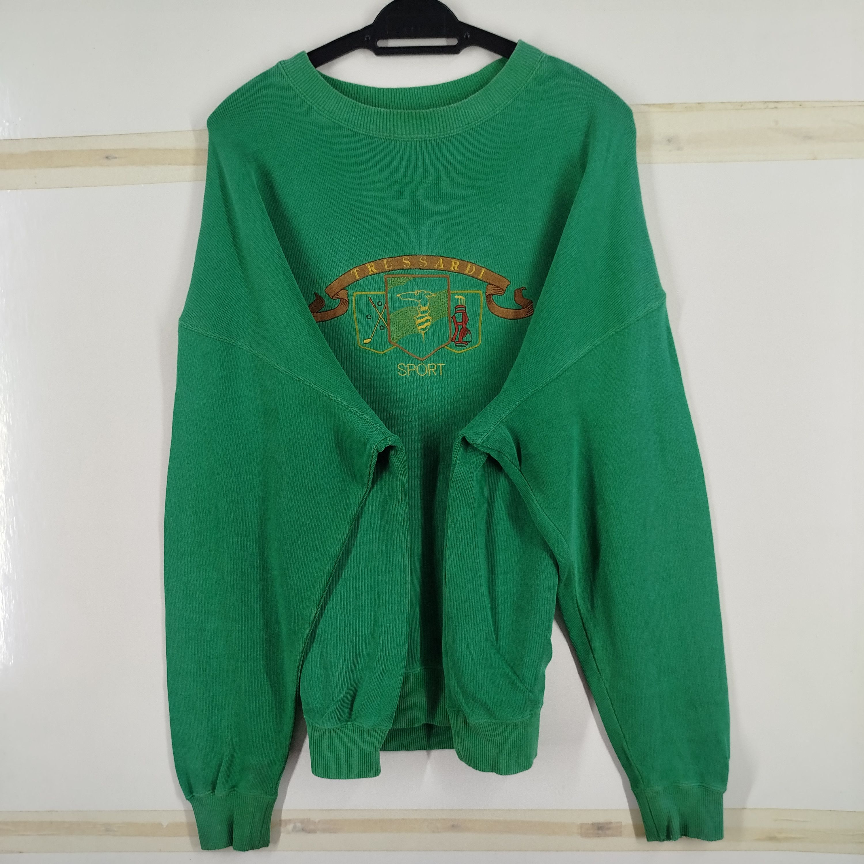 Designer × Trussardi Vintage Trussardi Sport Embroidery Spell Out Made In Japan Size US XL / EU 56 / 4 - 3 Thumbnail