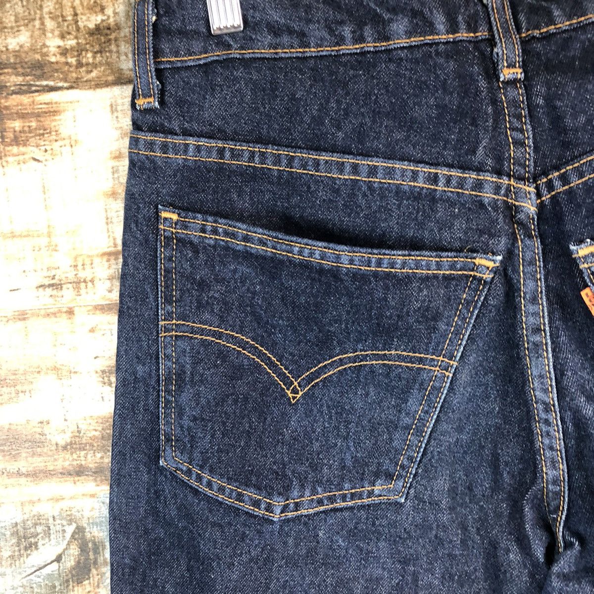 Levi's DL Levis 609 orange tag Dark Blue Denim Pants #A2580 Size US 32 / EU 48 - 16 Thumbnail