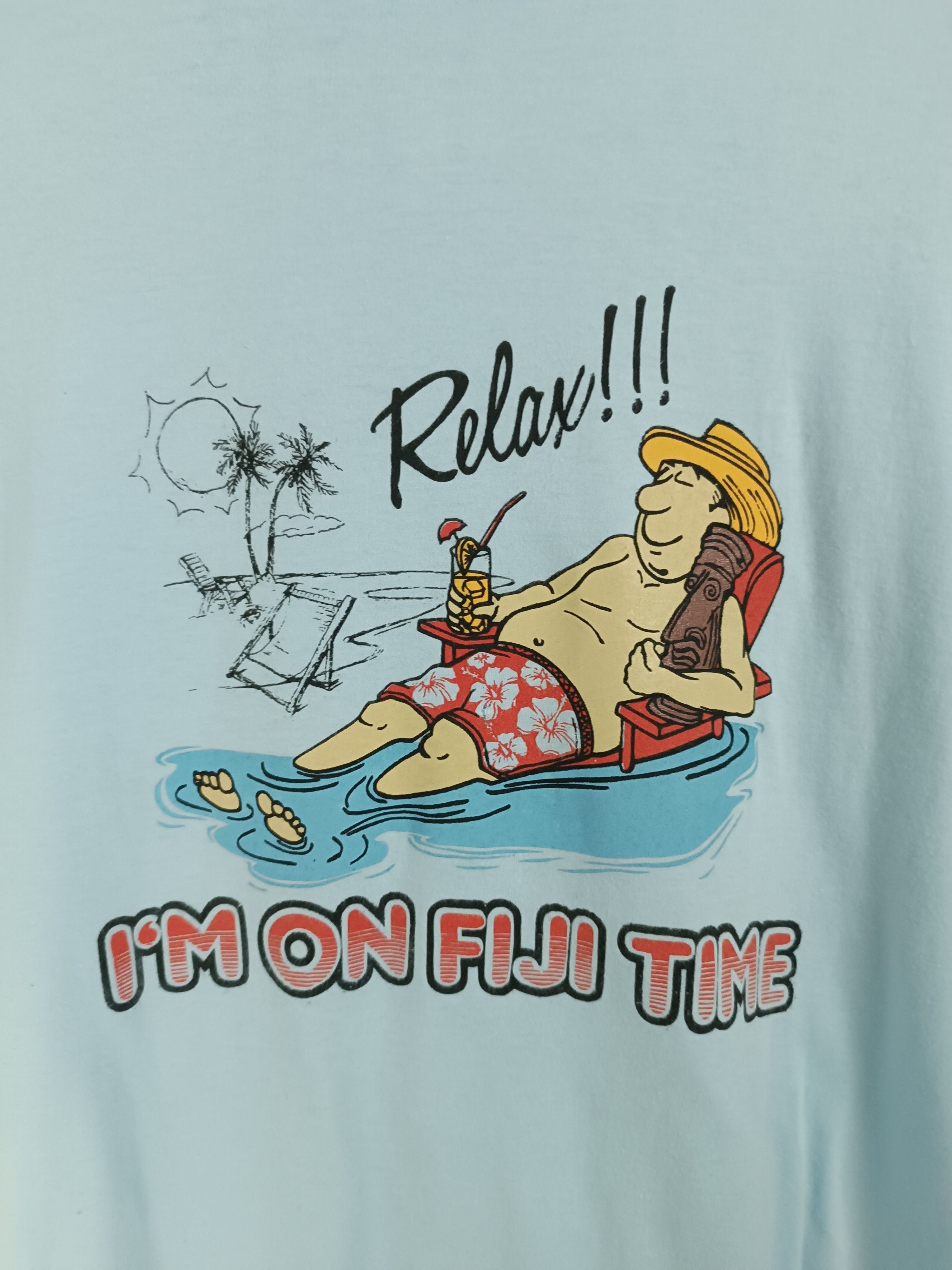 Other VINTAGE Y2K BULA FIJI ISLAND HOLIDAY SURF HAWAII HUMOR FUNNY Size US M / EU 48-50 / 2 - 8 Thumbnail