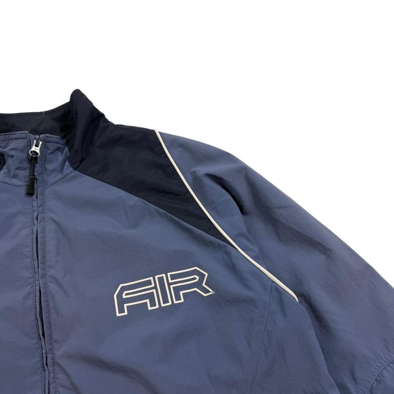 Nike Vintage 2000s Nike Air Zip Up Track Jacket Blue - Medium Size US M / EU 48-50 / 2 - 3 Thumbnail