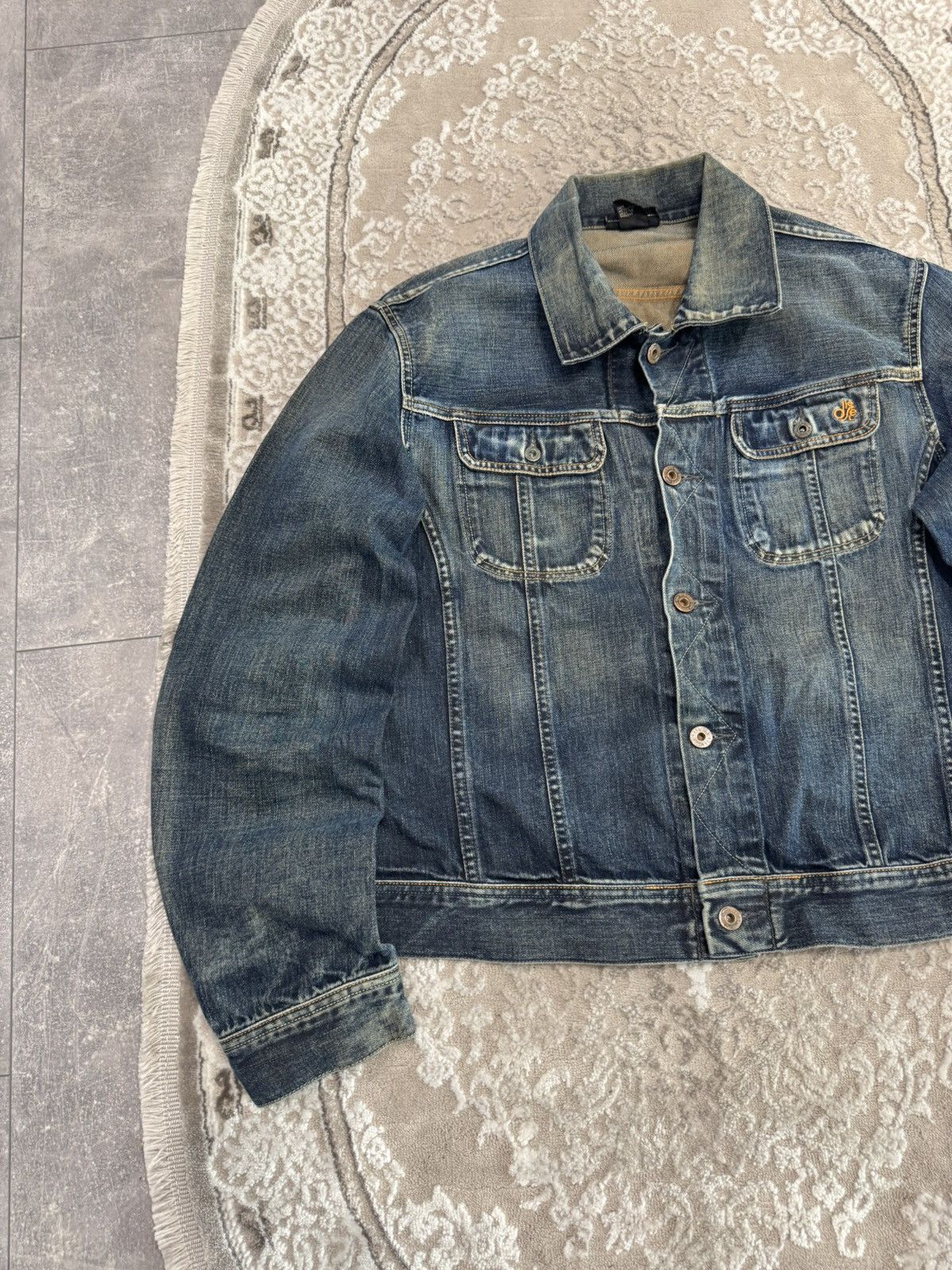 Diesel Vintage Diesel distressed denim jeans jacket size Size US L / EU 52-54 / 3 - 3 Thumbnail