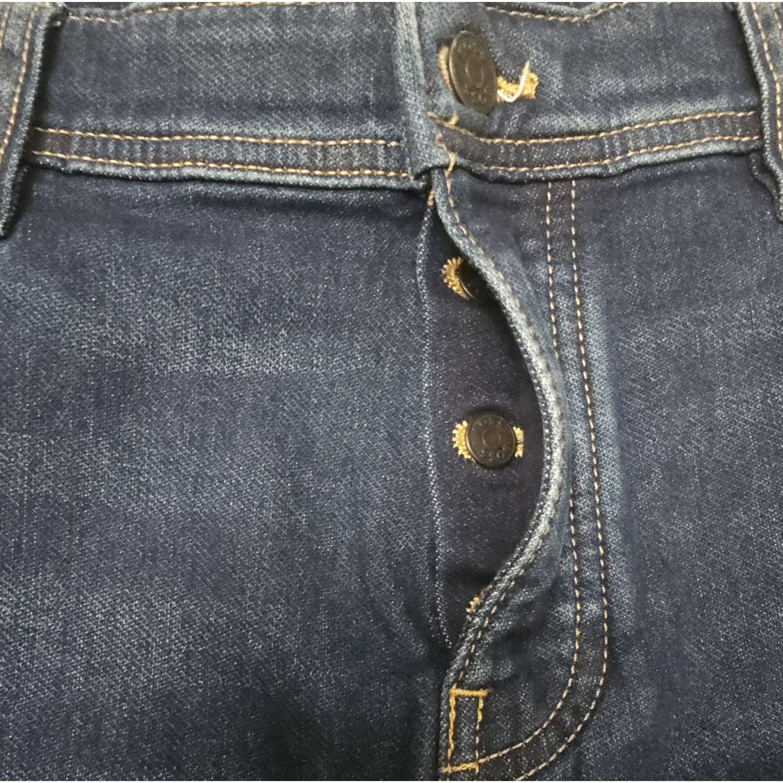 Hugo Boss Hugo Boss Mens Jeans Tapered Fit Stretch Dark Blue Wash 38 Size US 38 / EU 54 - 7 Thumbnail