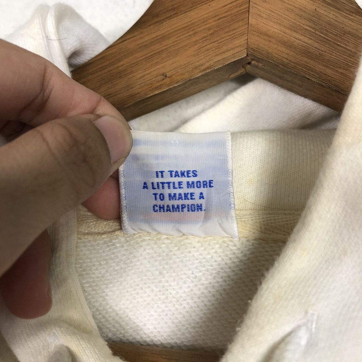 Japanese Brand 📌Vintage Champion Hoodie Pull Over Big Logo Design Size US L / EU 52-54 / 3 - 18 Thumbnail