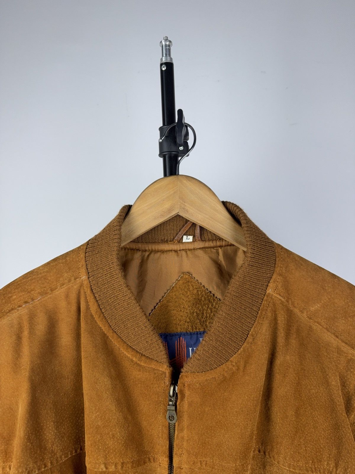 Leather Vintage Western Cowboy Leather MOTO Bomber Jacket Rock Punk Size US L / EU 52-54 / 3 - 5 Thumbnail