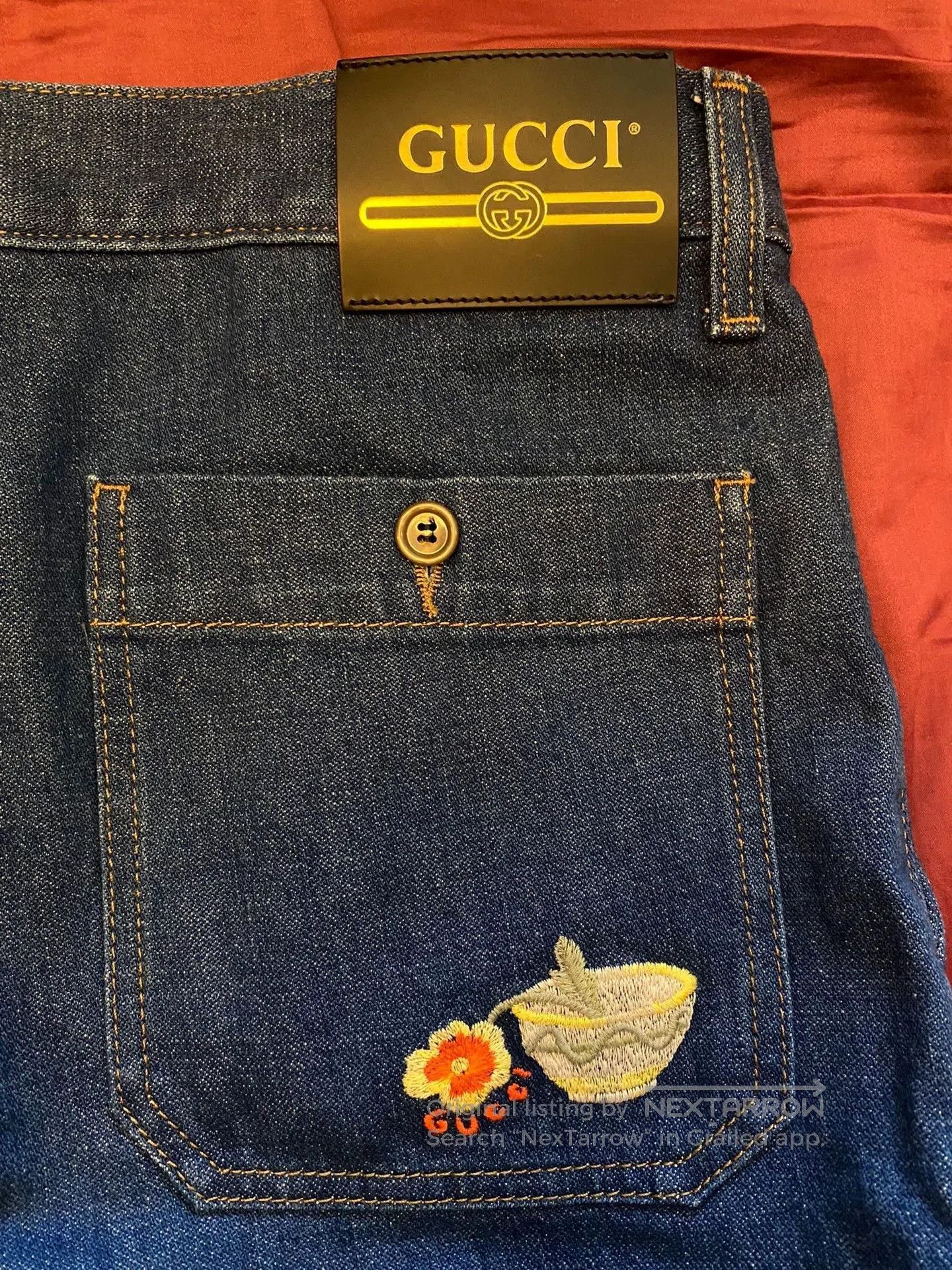 Gucci Blue Denim Shorts Size 32. Size US 32 / EU 48 - 4 Thumbnail