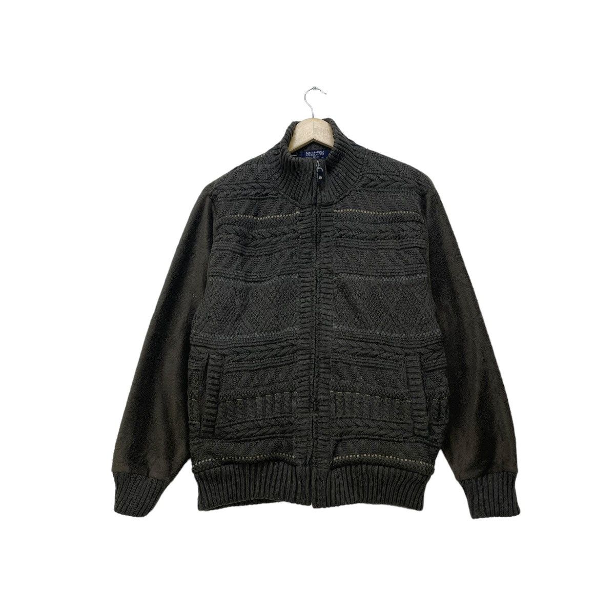 Japanese Brand Santa Barbara Knit Jacket Size US M / EU 48-50 / 2 - 1 Thumbnail