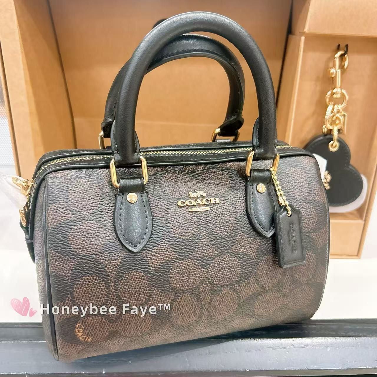 Coach Boxed Mini Rowan Crossbody Bag And Mirror Bag Charm Set Size ONE SIZE - 3 Thumbnail