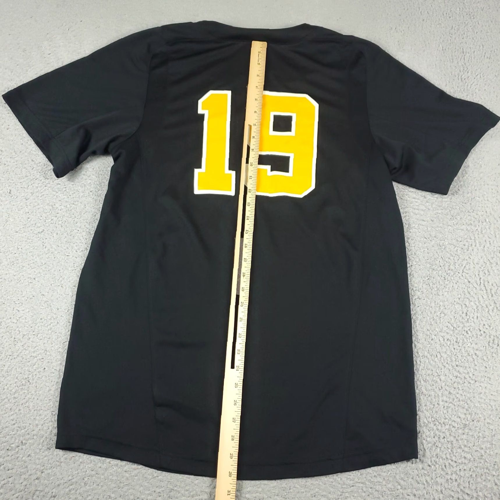 Adidas Adidas Jersey Shirt Mens Large Black Solid Short Sleeve Baseball Sports Size US L / EU 52-54 / 3 - 4 Thumbnail