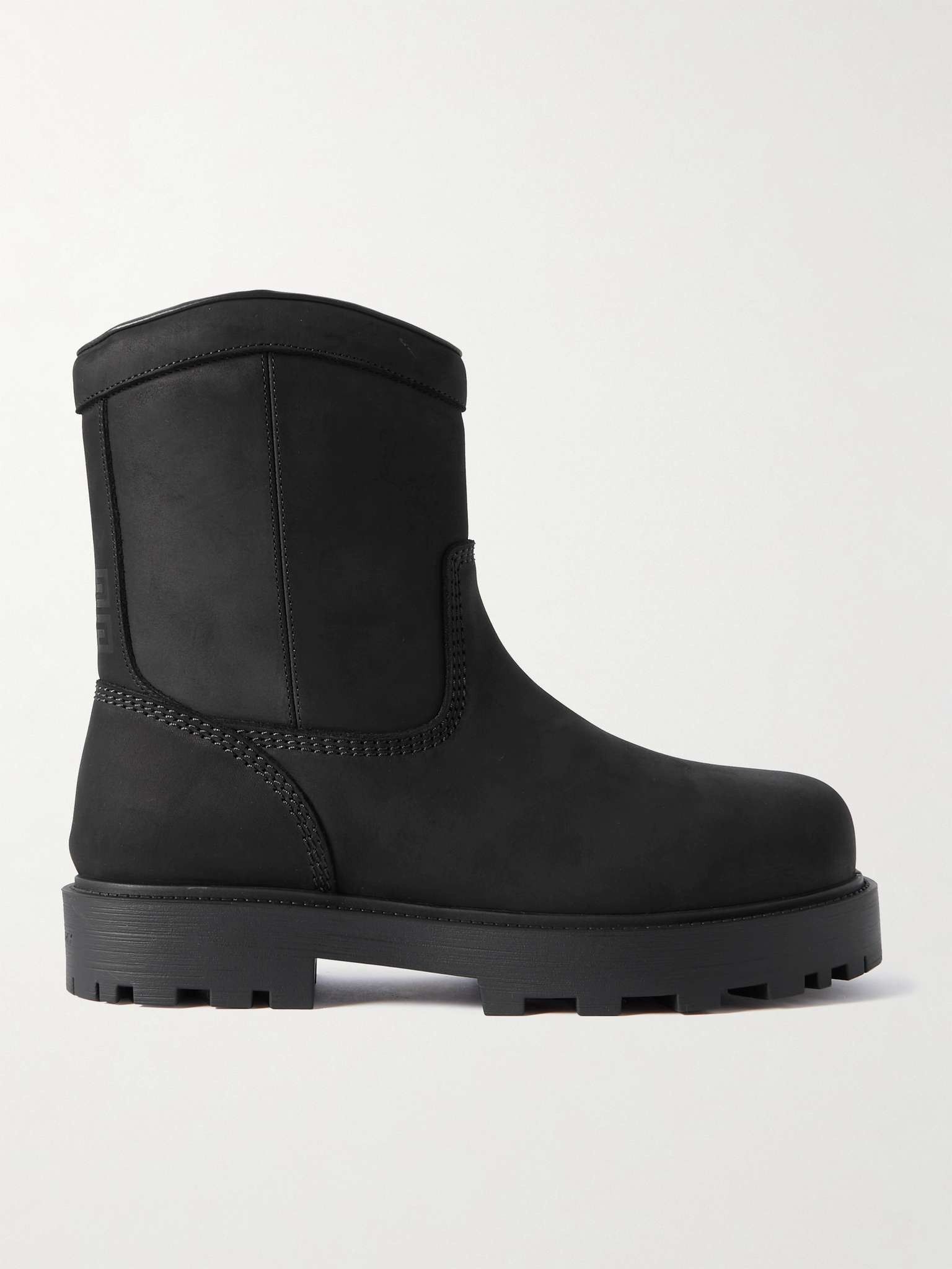 o1lv12m1025 Storm Zip High Boots in Black