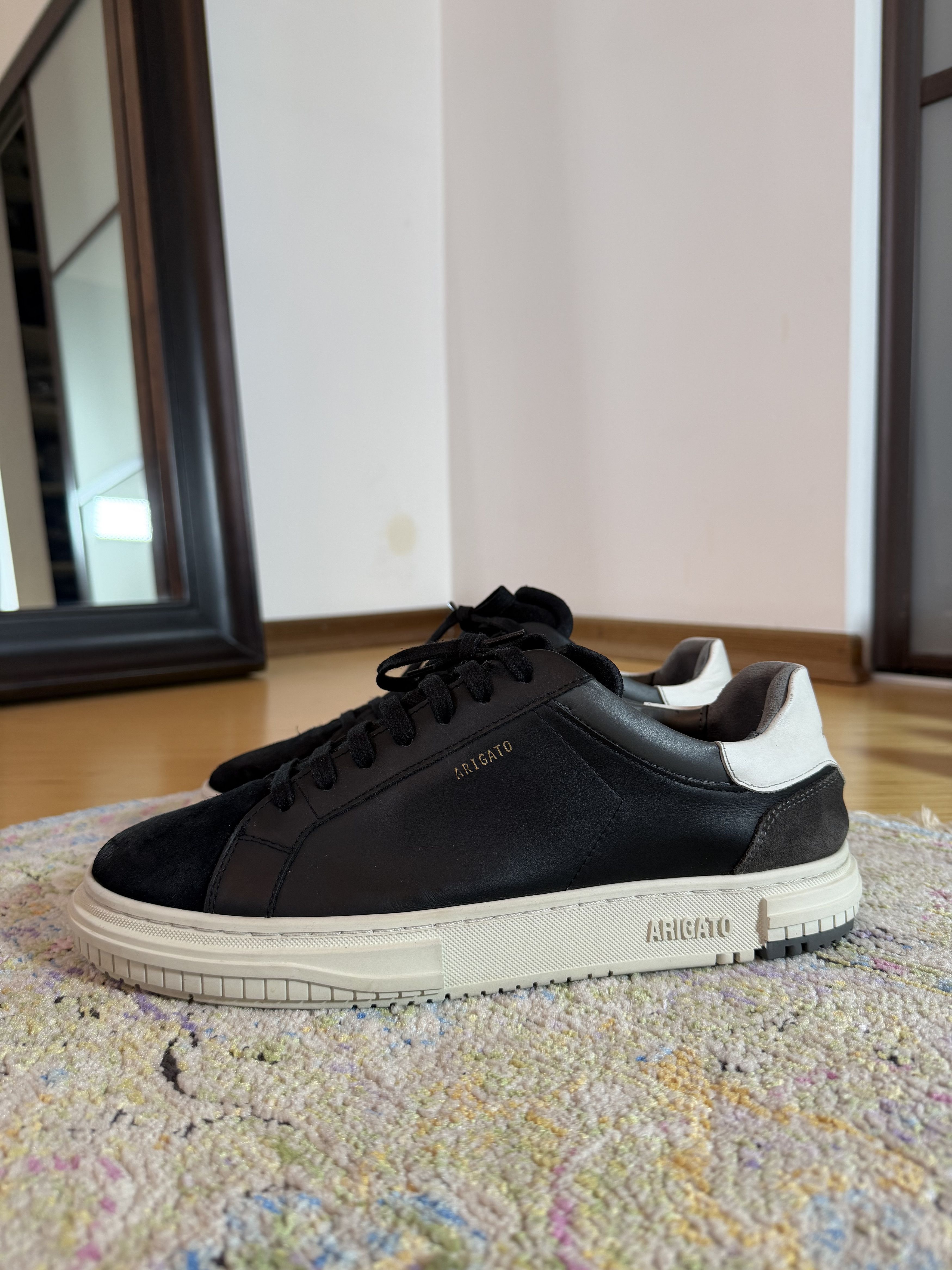 Axel Arigato Axel Arigato Atlas Black Suede Sneakers Size US 11 / EU 44 - 8 Thumbnail