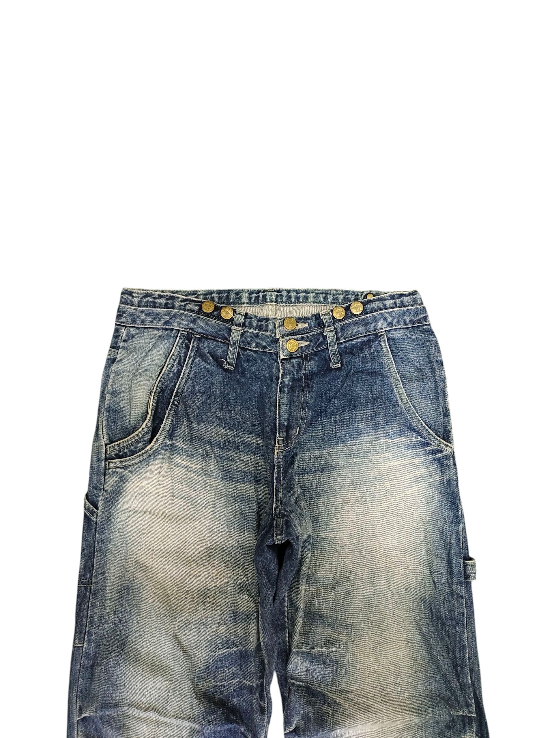PPFM Ppfm Double Waist Button Back Carpenter Denim Jeans Size US 30 / EU 46 - 8 Thumbnail